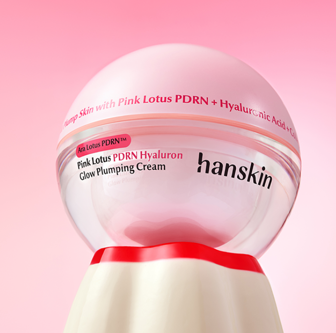 CR260607-H3 Hanskin 蓮花PDRN水光豐盈面霜 Pink Lotus PDRN Hyaluron Glow Plumping Cream 50ml  (買一送二，共三件）EXP:5/19/2028