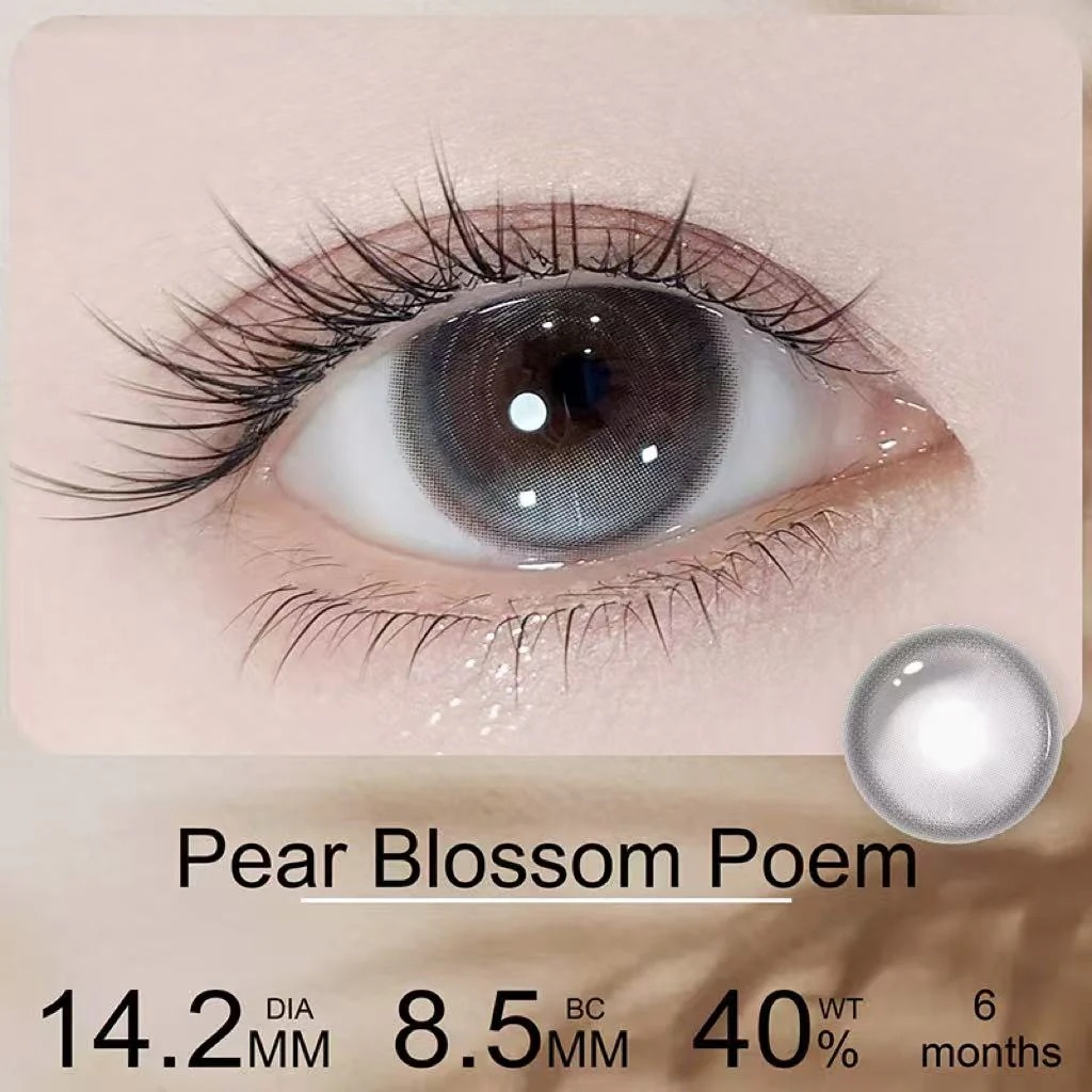 [半年拋] MILL CREEK 6 Month Pear Blossom Poem 半年拋隱形眼鏡｜每盒2片