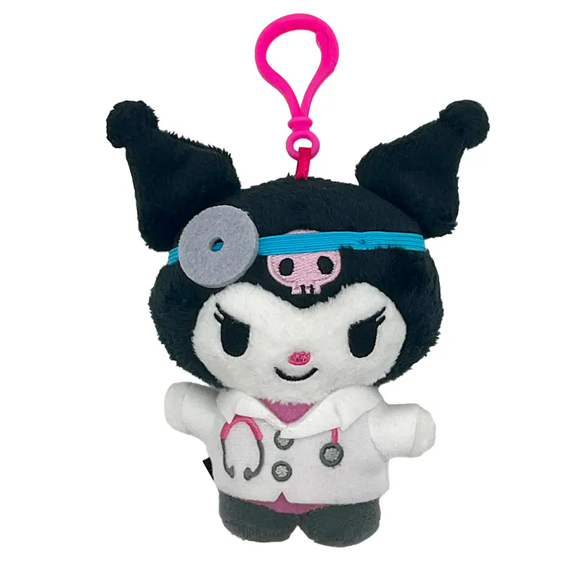 美版 Sanrio Kuromi 醫生造型 公仔匙扣