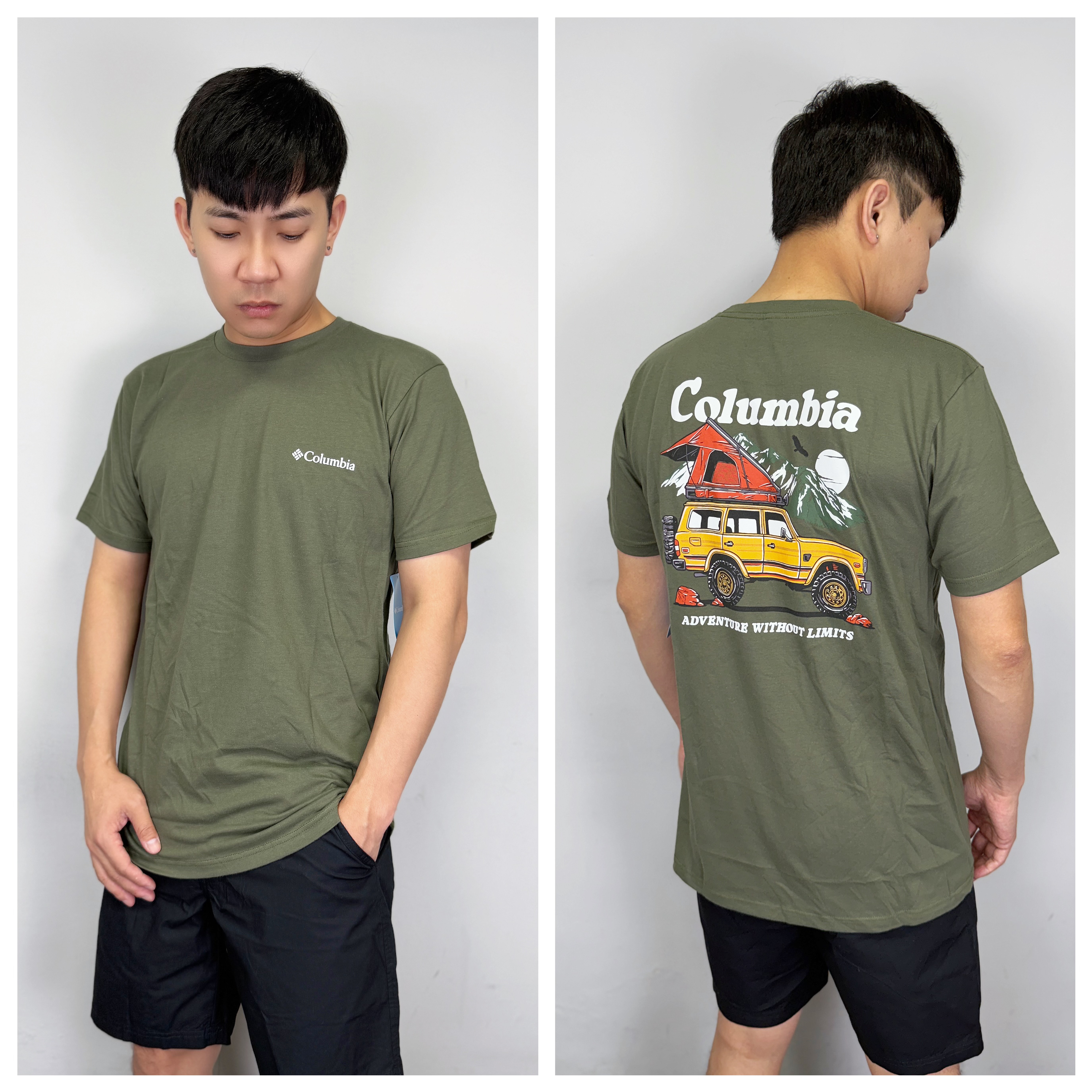 Columbia 哥倫比亞 露營越野車 短袖上衣 短T