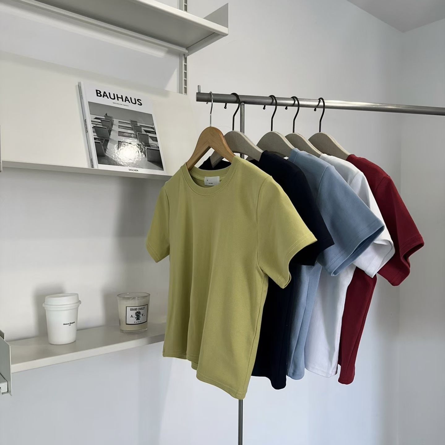 Basic棉質短版Tee