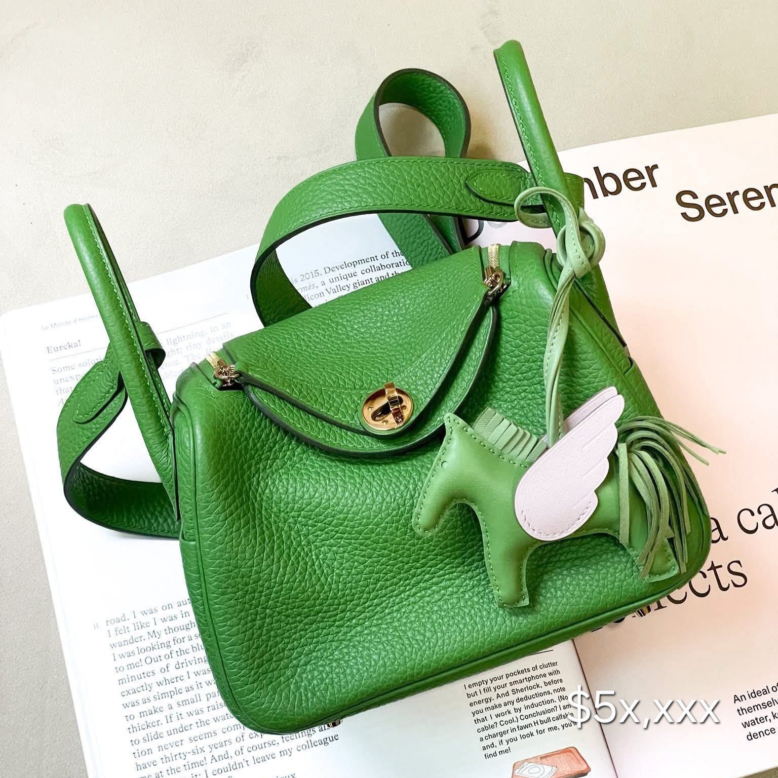 Preloved Lindy Mini TC Leather  Vert Yucca GHW HK$5x,xxx (HK$2,000 即時落訂)