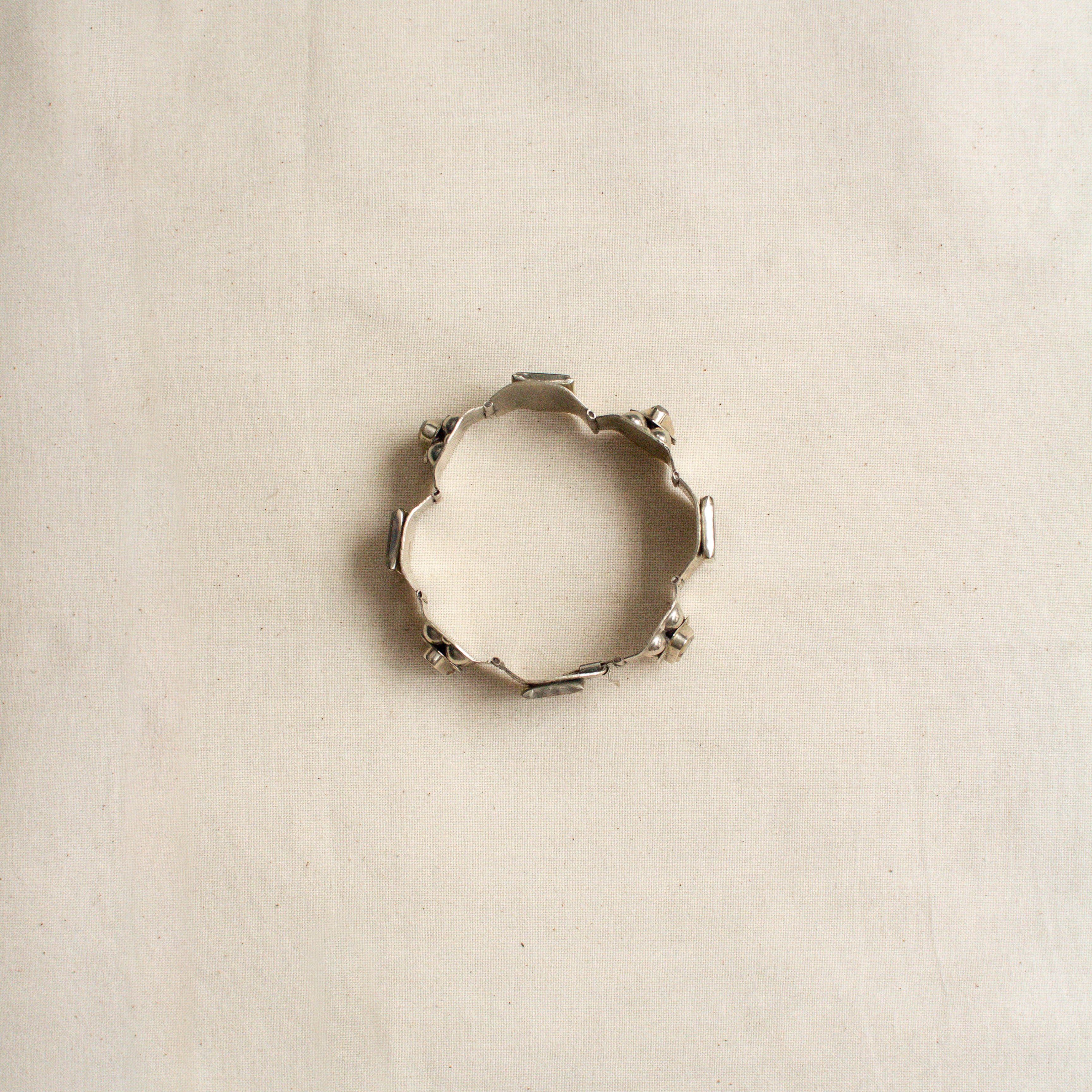 MEXICO STERLING SILVER BRACELET 墨西哥 純銀 貝殼 手鏈 A