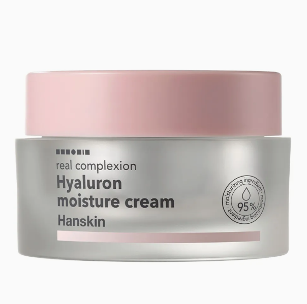 CR260607-H20 Hanskin 玻尿酸強效保濕霜 Real Complexion Hyaluron Moisture Cream 50ml  (買一送一，共兩件）EXP:11/4/2028