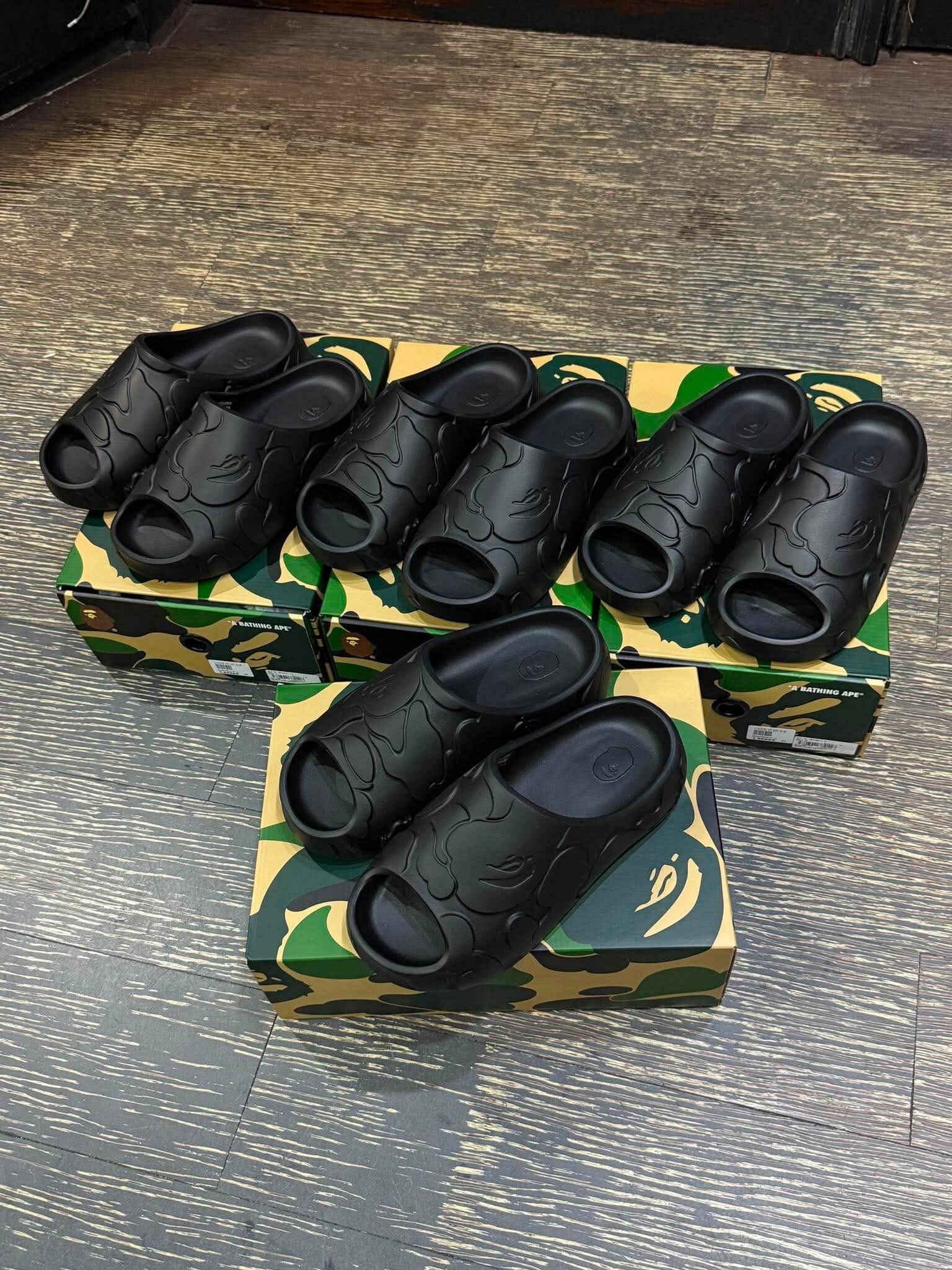 A BATHING APE BAPE SLIDE CAMO 猿人 迷彩 拖鞋 0ZXSLM323911Q