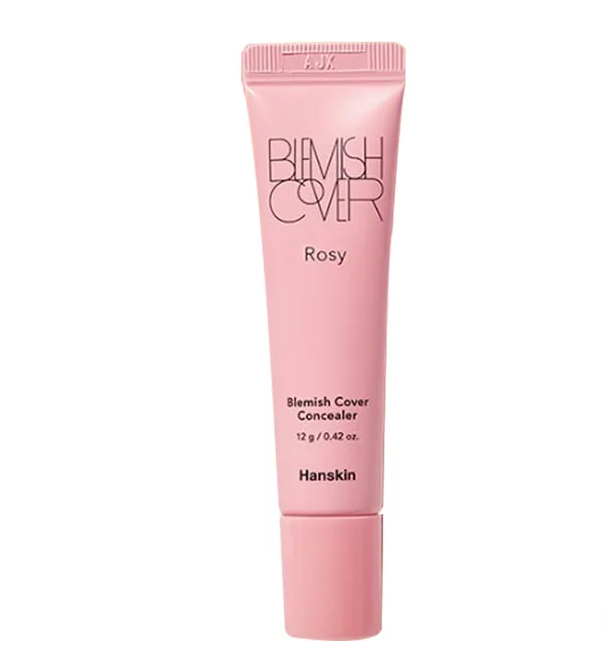 CR260607-H55 Hanskin 黑眼圈/眼袋專用修正遮瑕液 Blemish Cover Pink 12g - Rosy EXP:5/31/2028