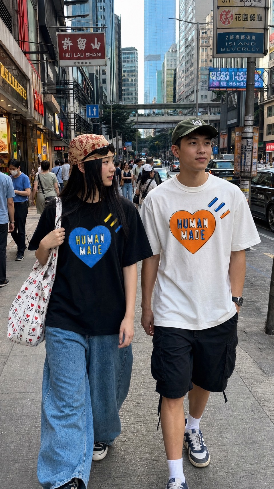 【APAIR】預購 HUMAN MADE GRAPHIC T-SHIRT 塗鴉愛心 白橘 黑藍 短T