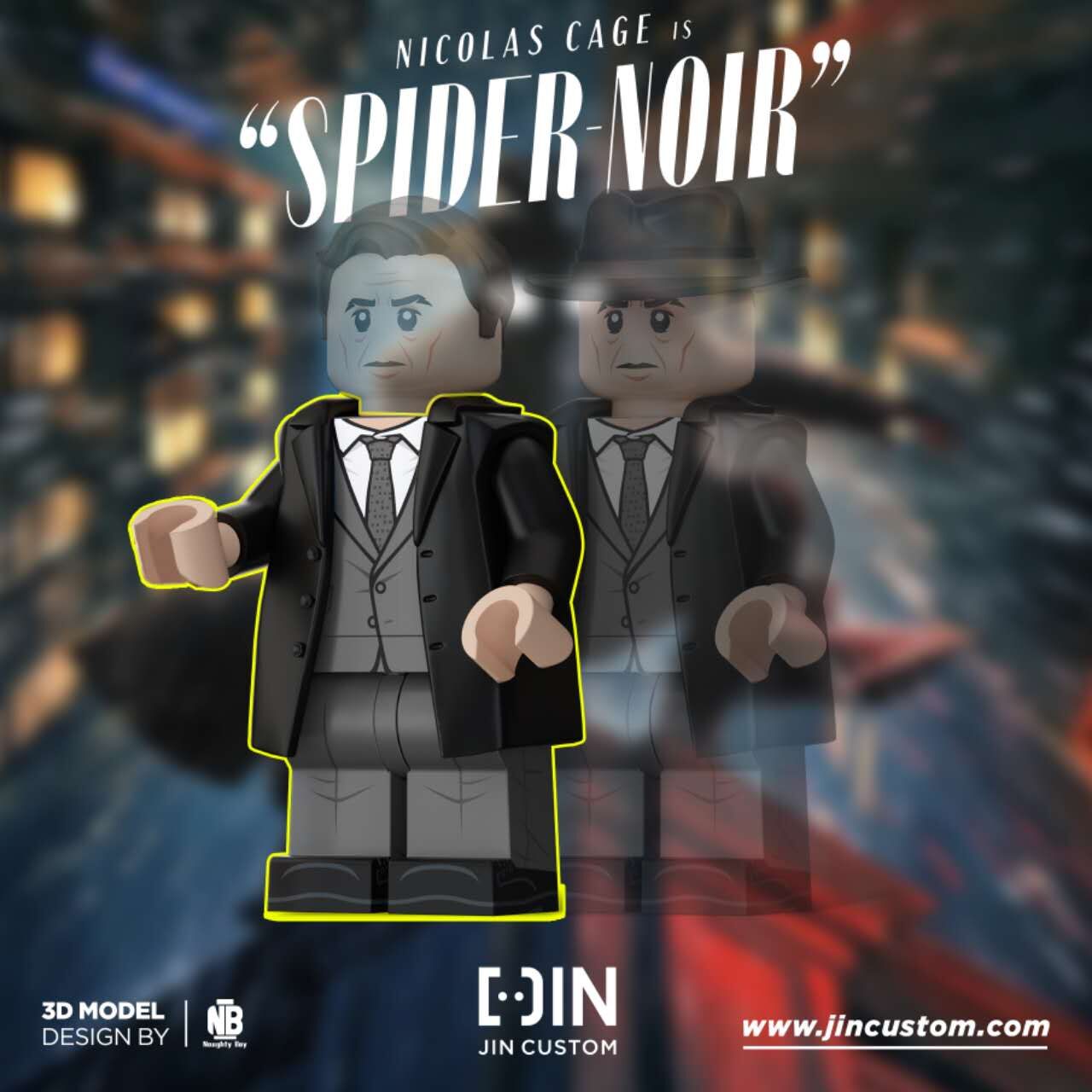 [Jin Custom][Preorder] Nicolas Cage, Spider-Man Noir - Expansion Pack