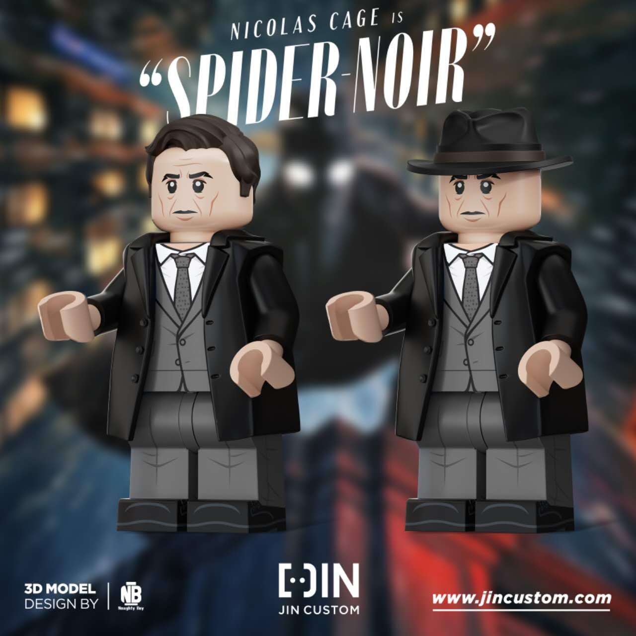 [Jin Custom][Preorder] Nicolas Cage, Spider-Man Noir - Expansion Pack