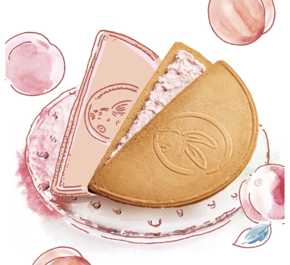 【夏季限定】JP JP 鎌倉半月燒 白桃風味 3063 1312 TK260606