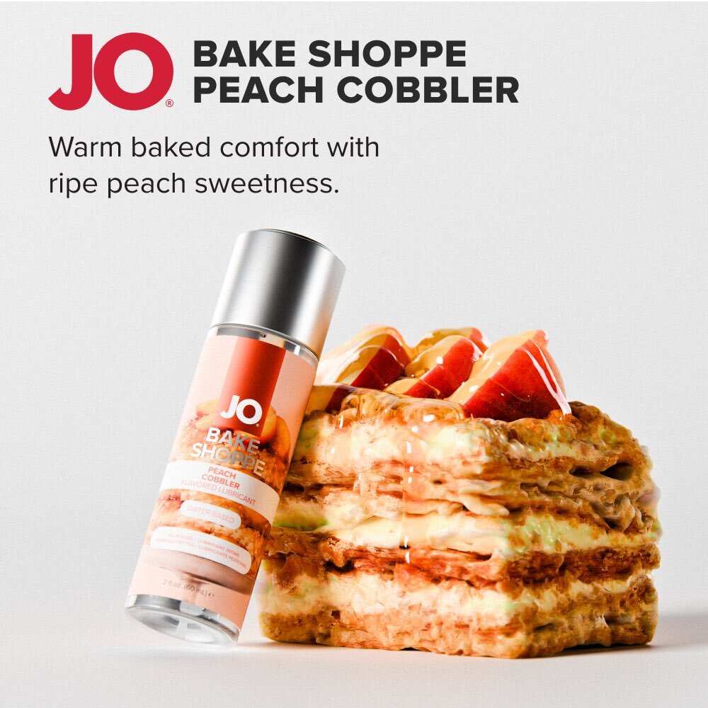 System Jo H2O Bake Shoppe Peach Cobbler Flavored Water-Based Lubricant 60ml