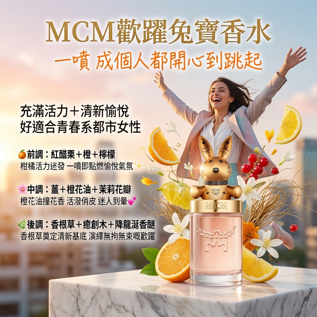 MCM歡躍兔寶香水