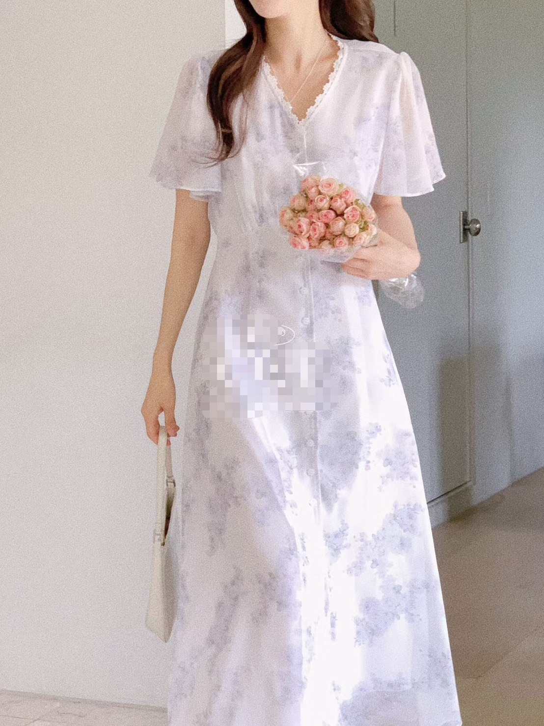 柔彩雪紡長洋裝