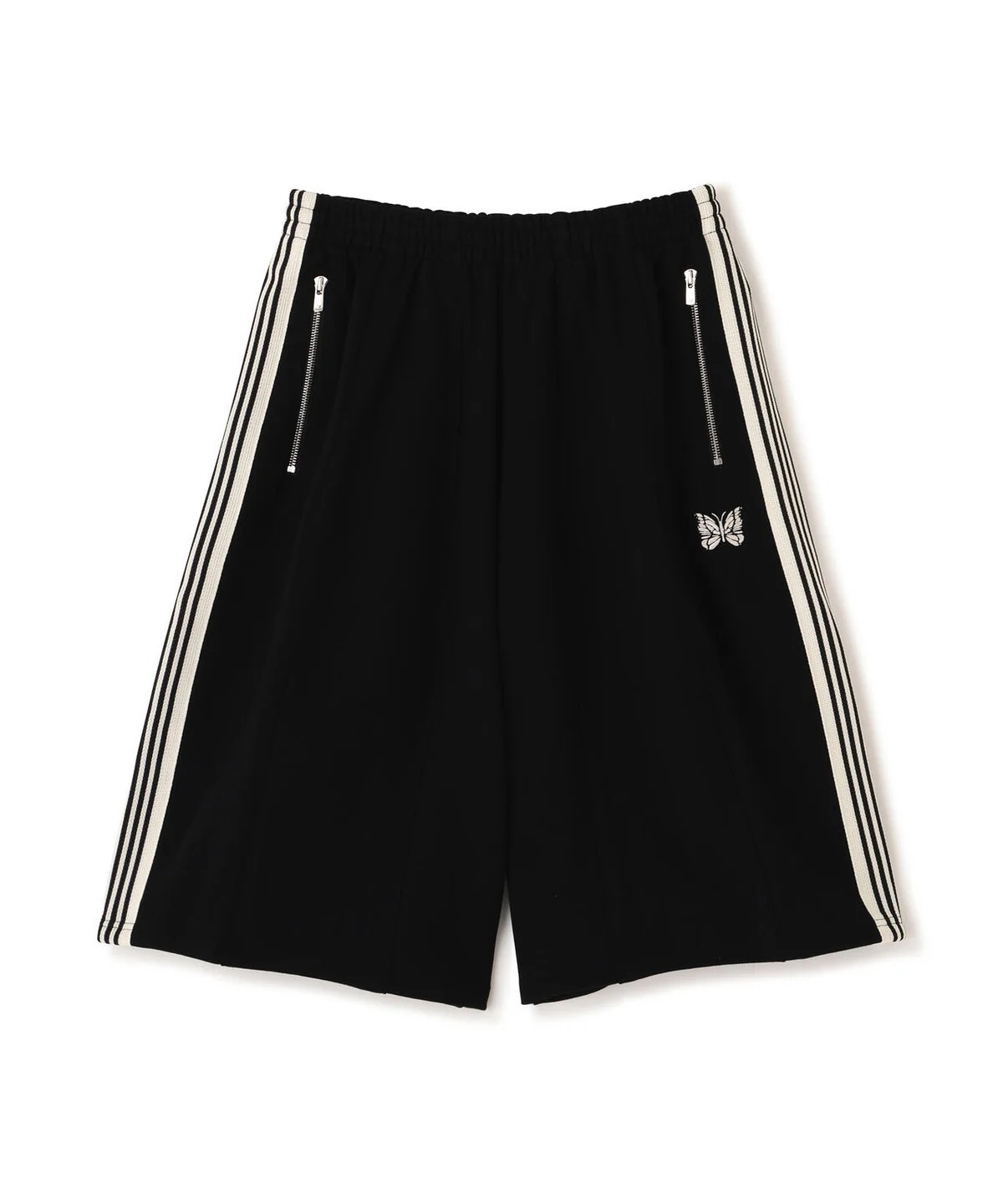 現貨| NEEDLES 別注 H.D.TRACK SHORTS COTTON JERSEY BLACK