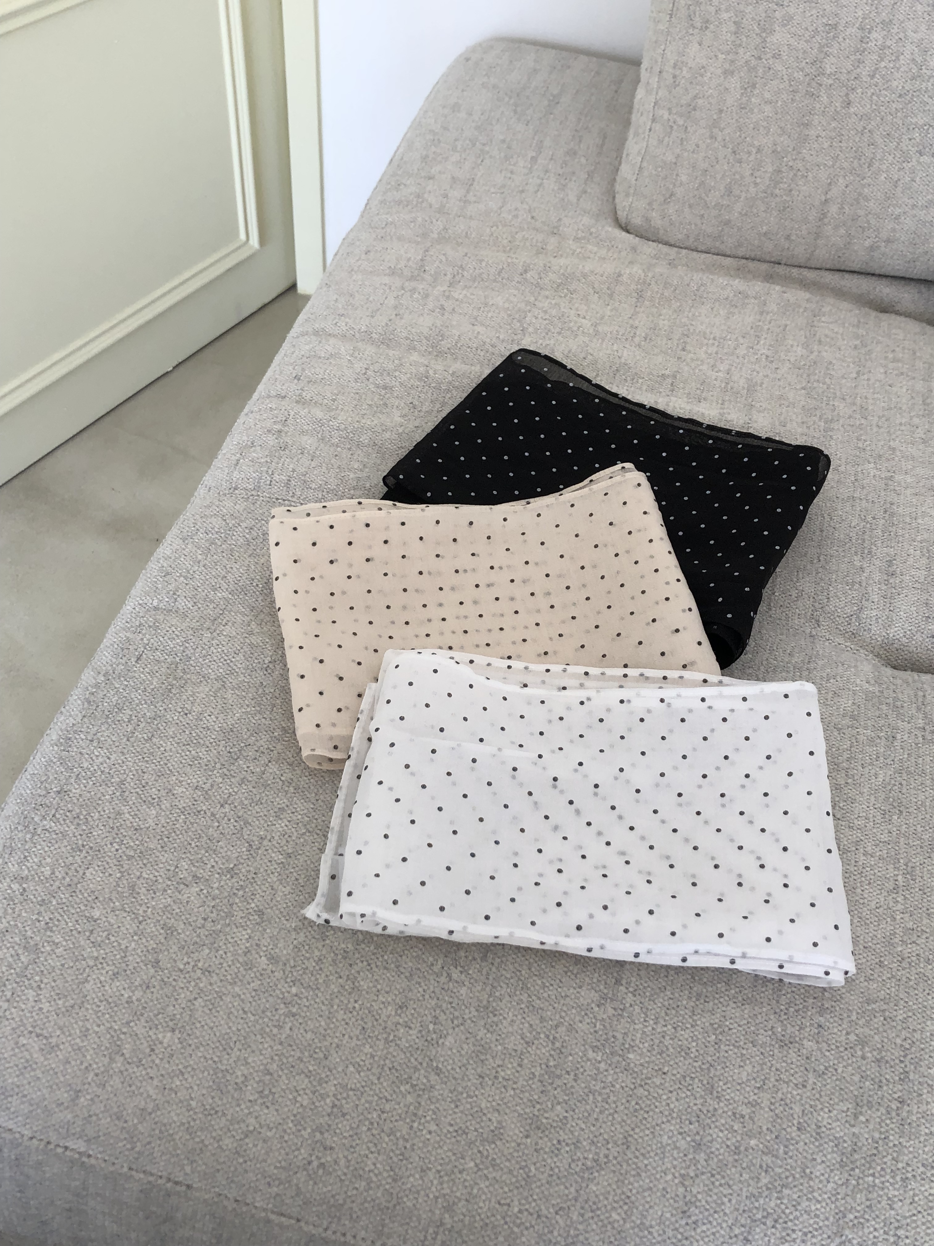 dot scarf #絲巾