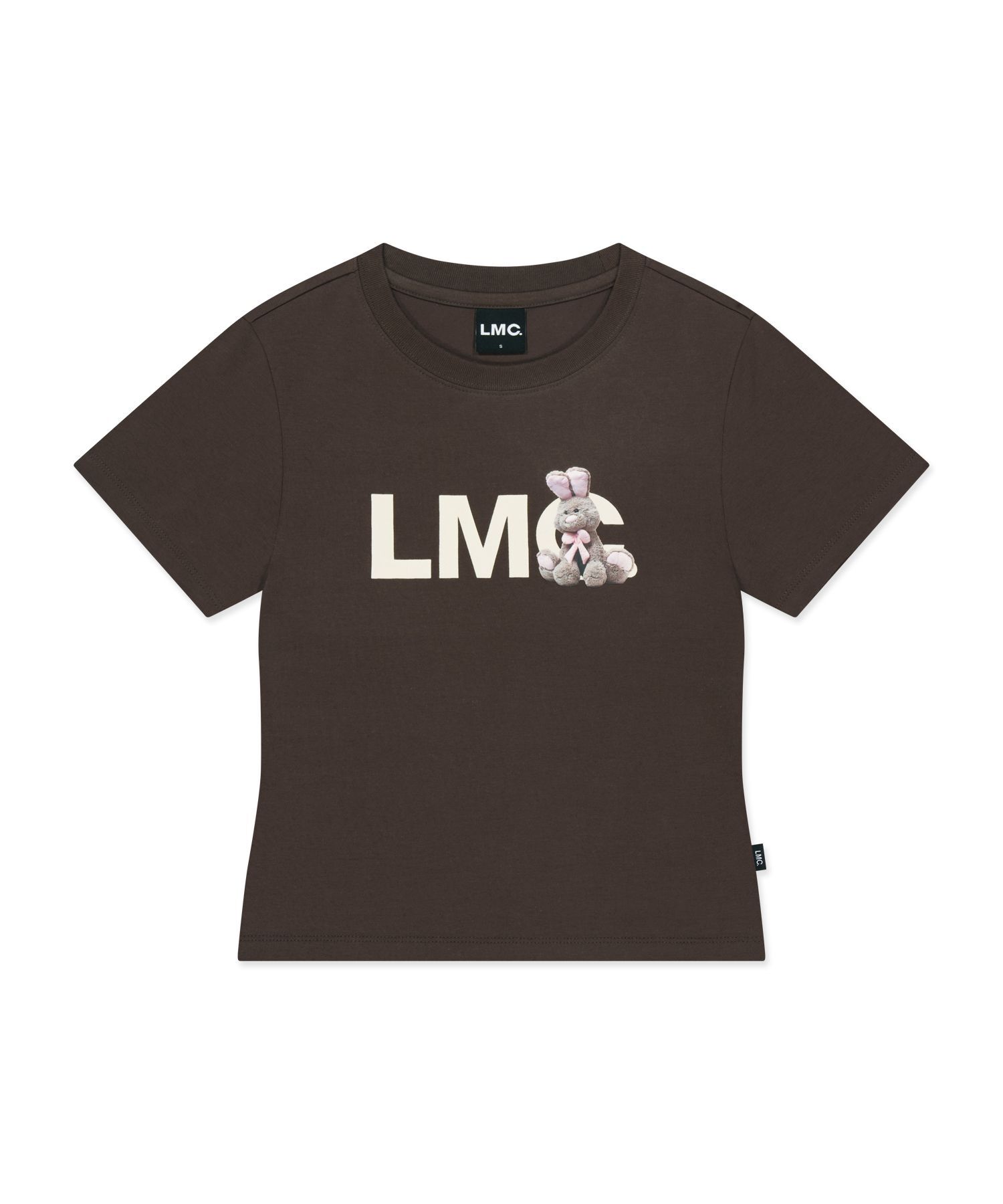 LMC 兔子印花短版短袖T恤 0LM46STS802BRW