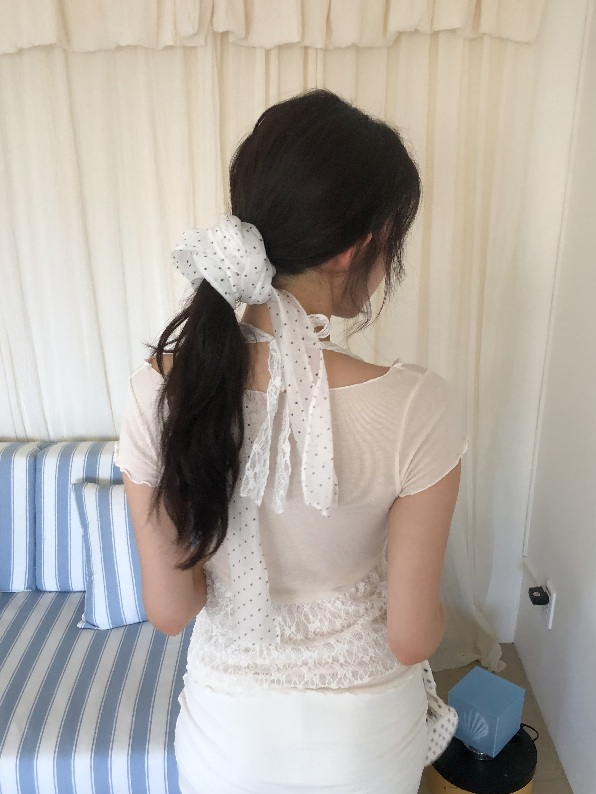 dot scarf #絲巾
