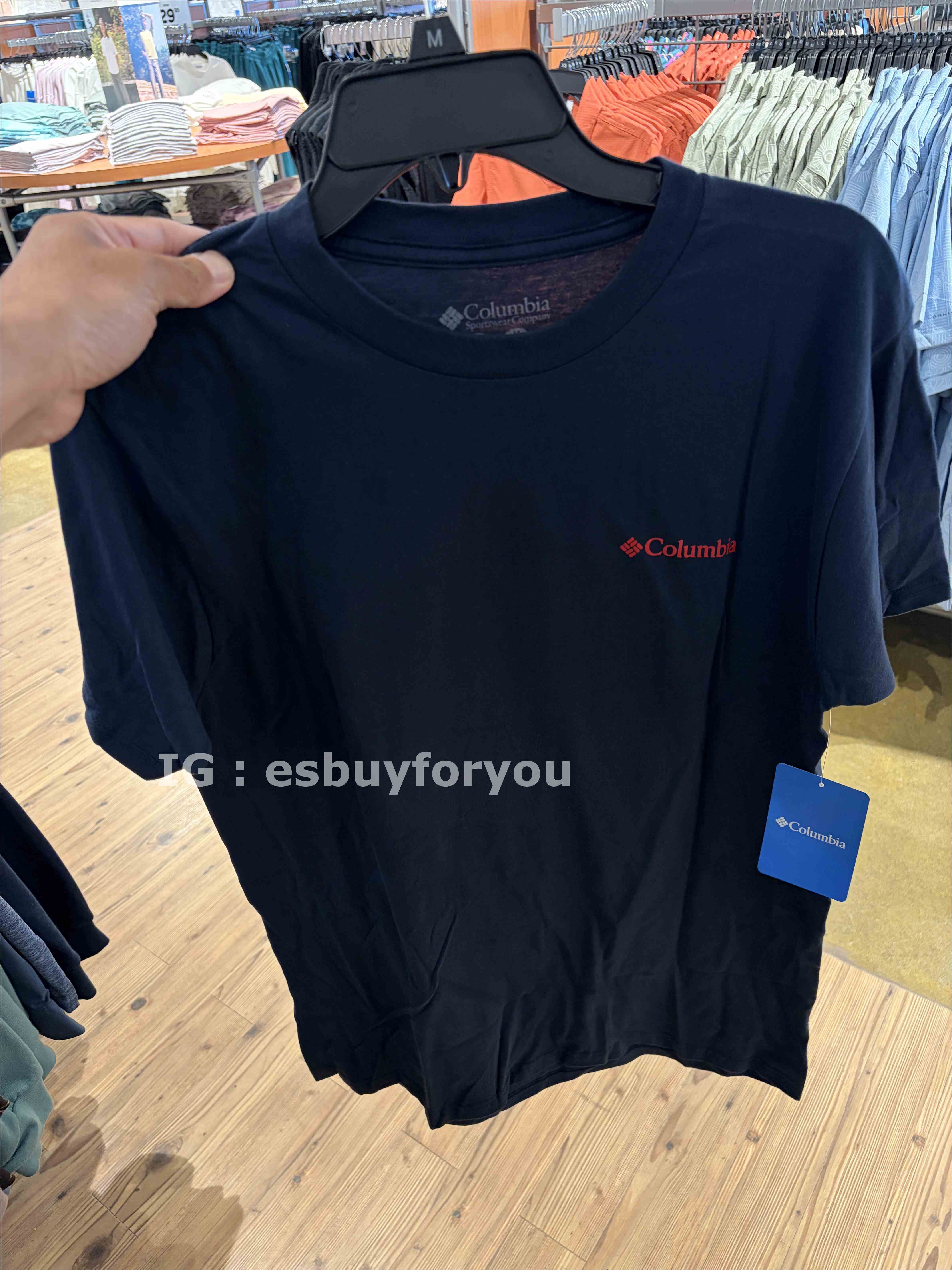 【限時】Columbia 男大人 紐約限定款 正反圖案 短TEE