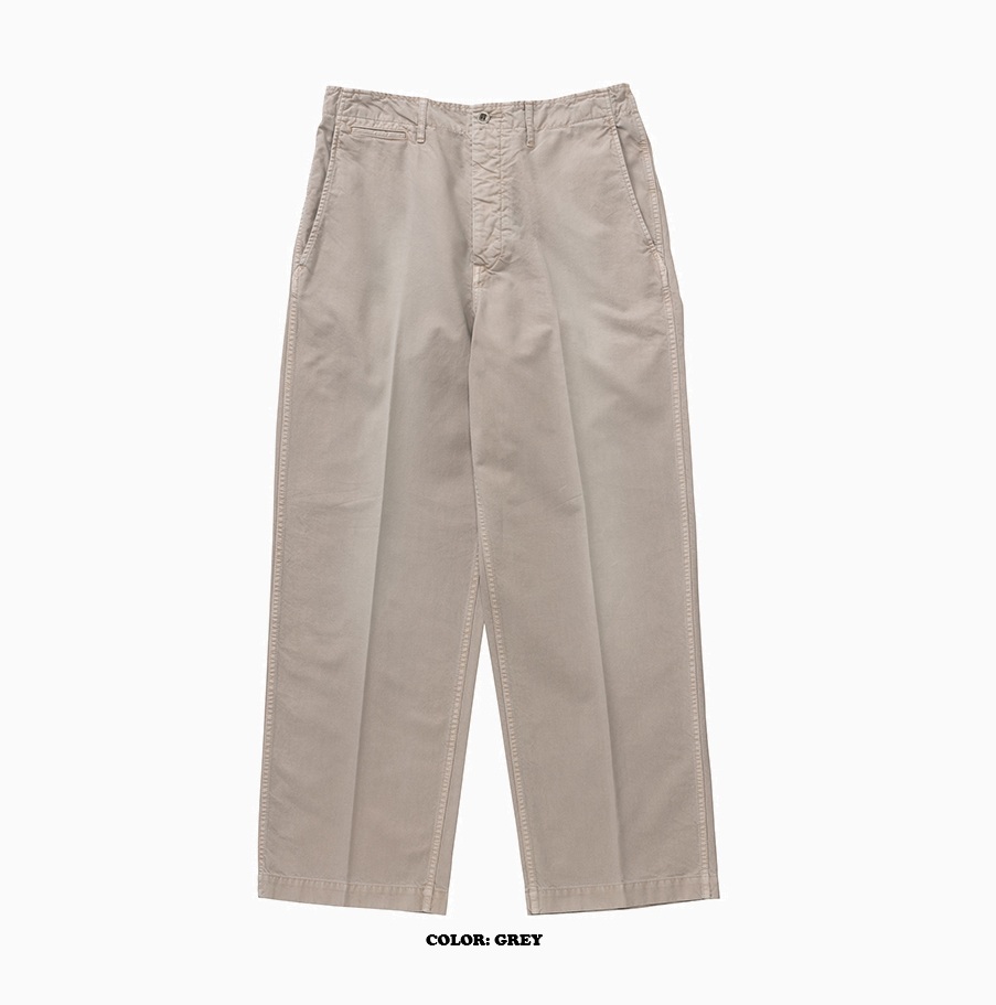 VISVIM 2026 S/S BROADER CHINO DMGD *SPOT LIMITED - PRE ORDER ITEM (預訂中)