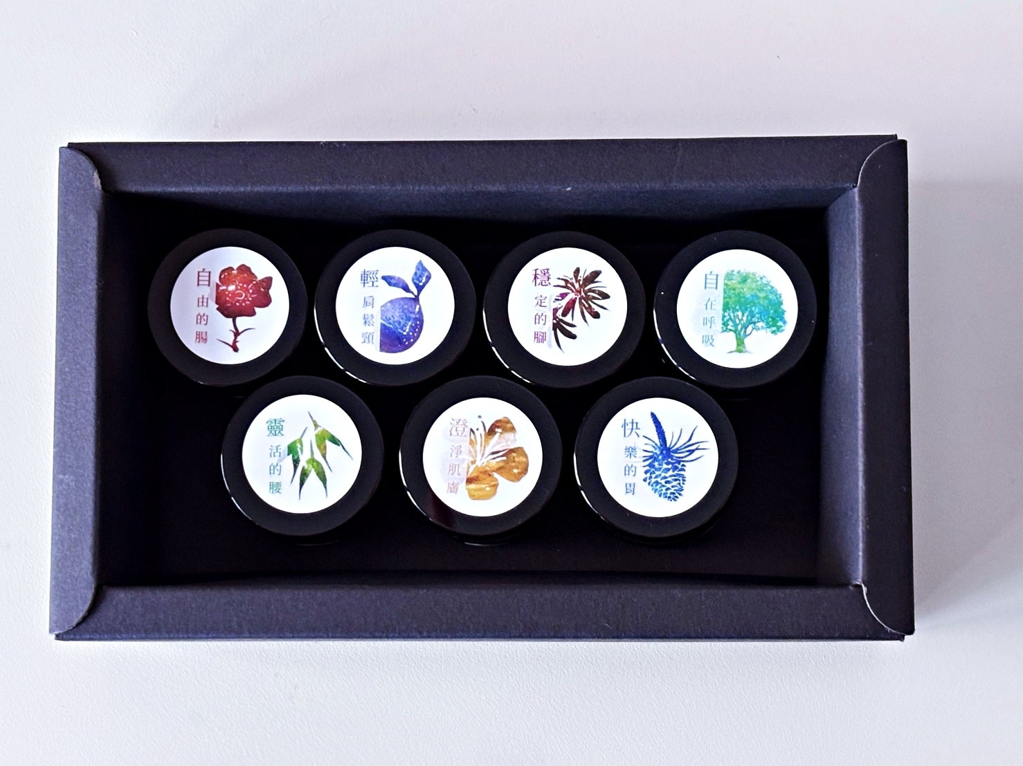 【植物＆礦物晶素乳液全系列】七項產品10ml旅行用品一盒