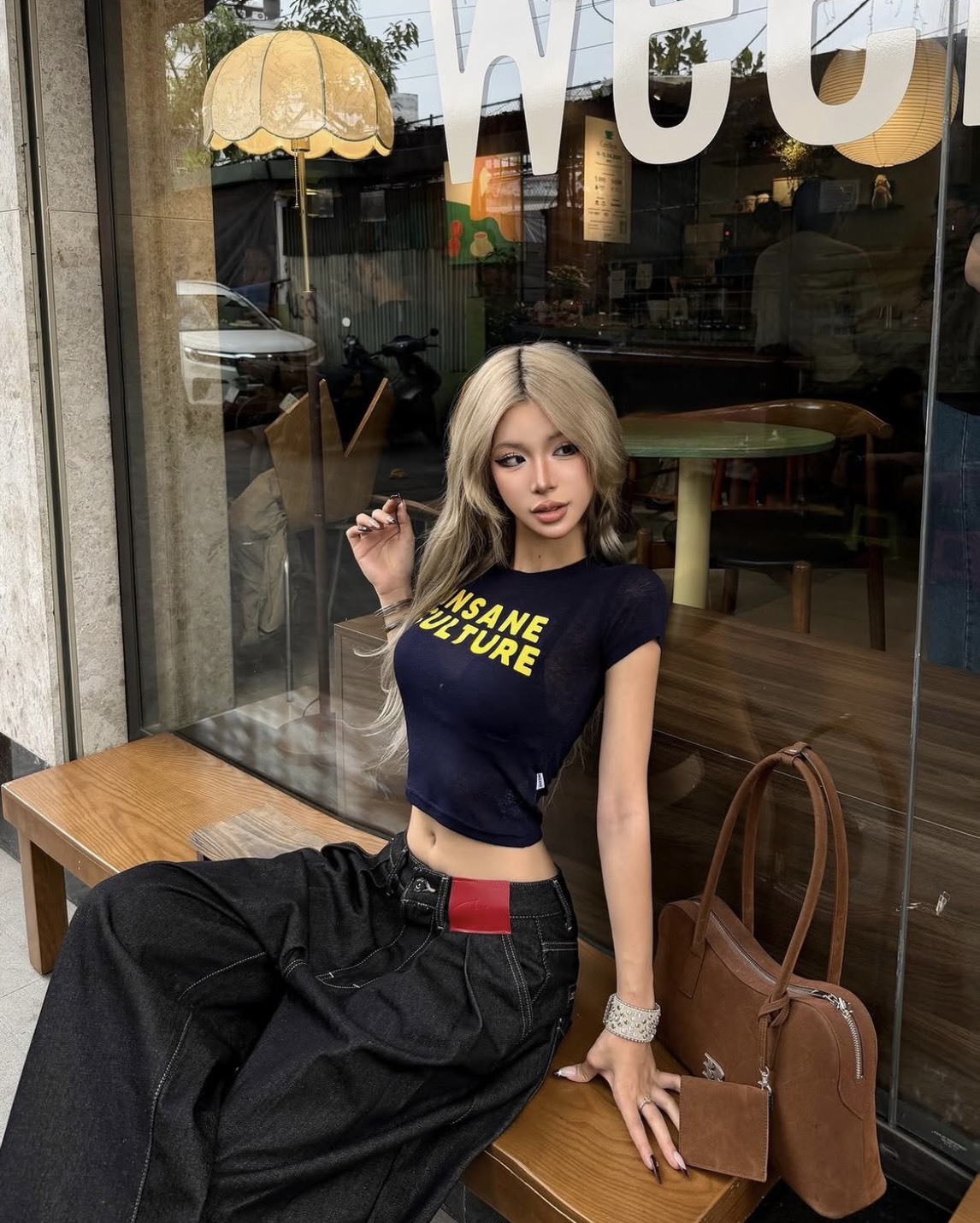 （現貨）越南品牌 Insane Culture Baby 合身女版短T Insane10