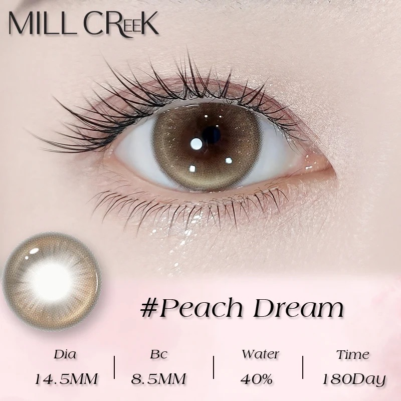 [半年拋] MILL CREEK 6 Month Peach Dream 半年拋隱形眼鏡｜每盒2片
