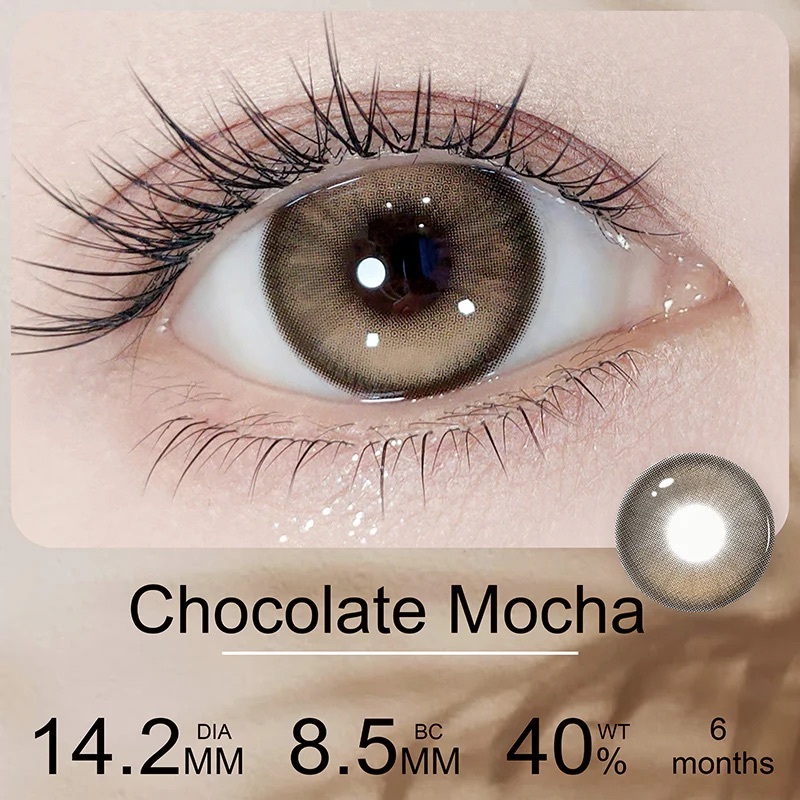 [半年拋] MILL CREEK 6 Month Chocolate Mocha 半年拋隱形眼鏡｜每盒2片