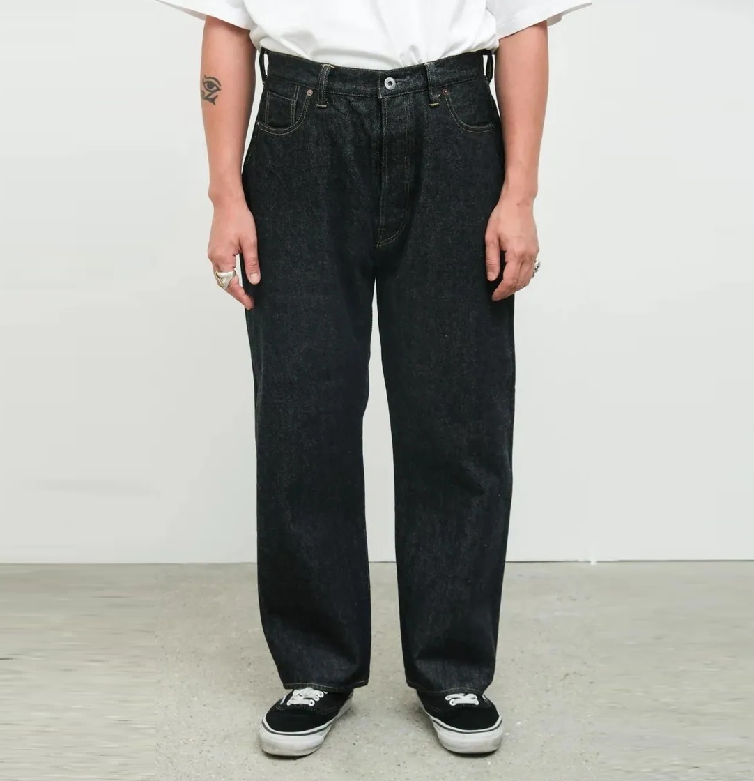 A.PRESSE 2026 A/W WASHED DENIM WIDE PANTS (AP-4001) - PRE ORDER ITEM (預訂中)