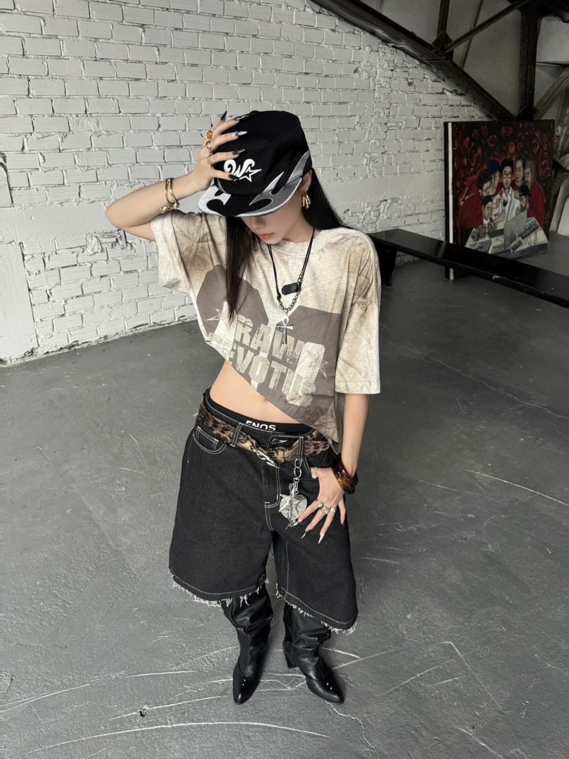 （現貨）越南品牌 DEVOTUS RAW 水洗logo 短寬 Boxy 短T DEVOTUS06
