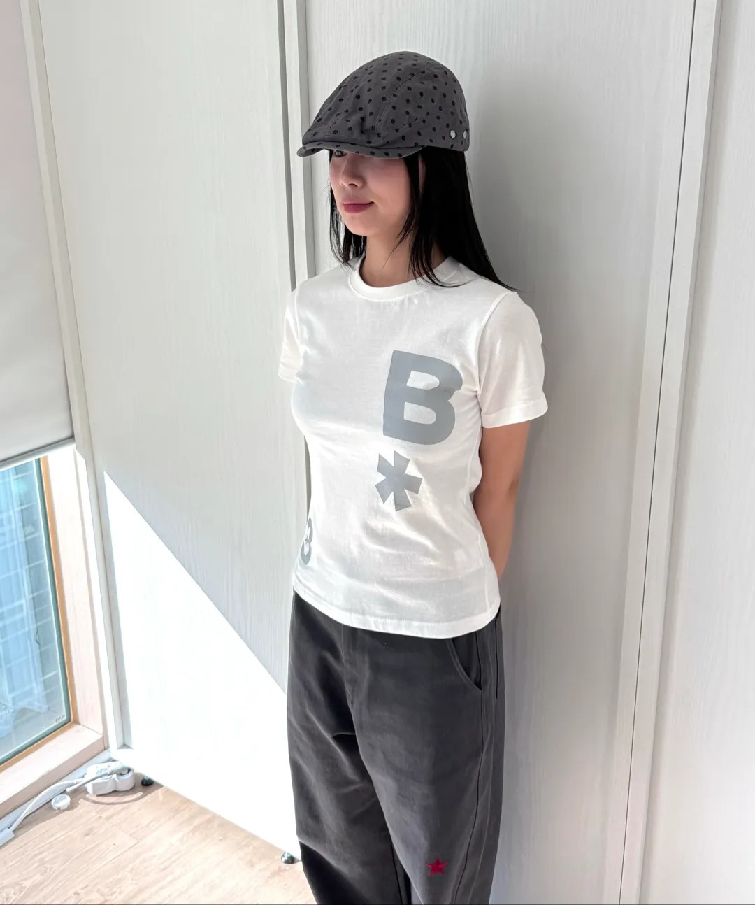 Bauf B Logo Slim Fit T-Shirt