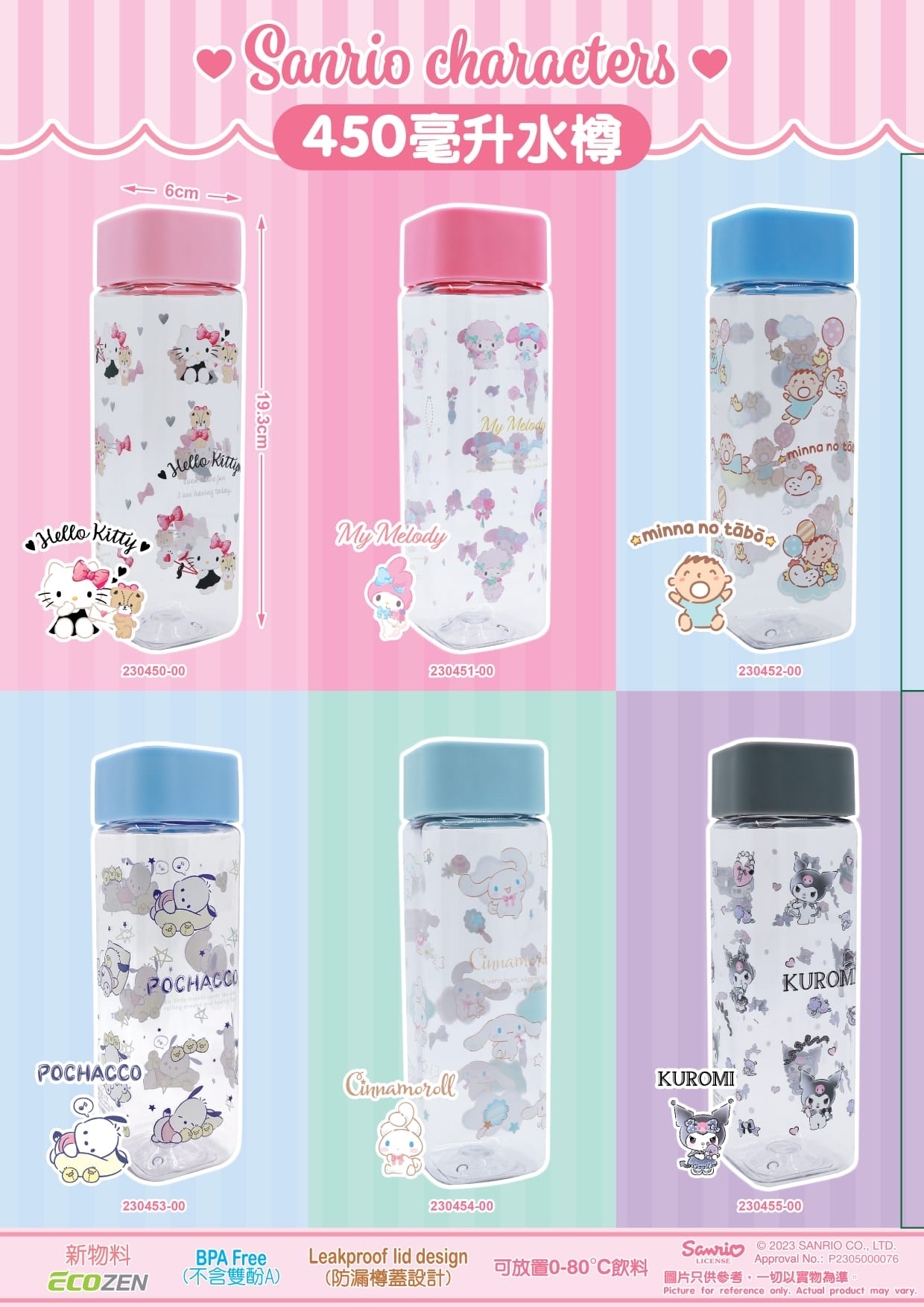港版Sanrio/ 小忌廉/ 角落生物 方形膠水樽450ml