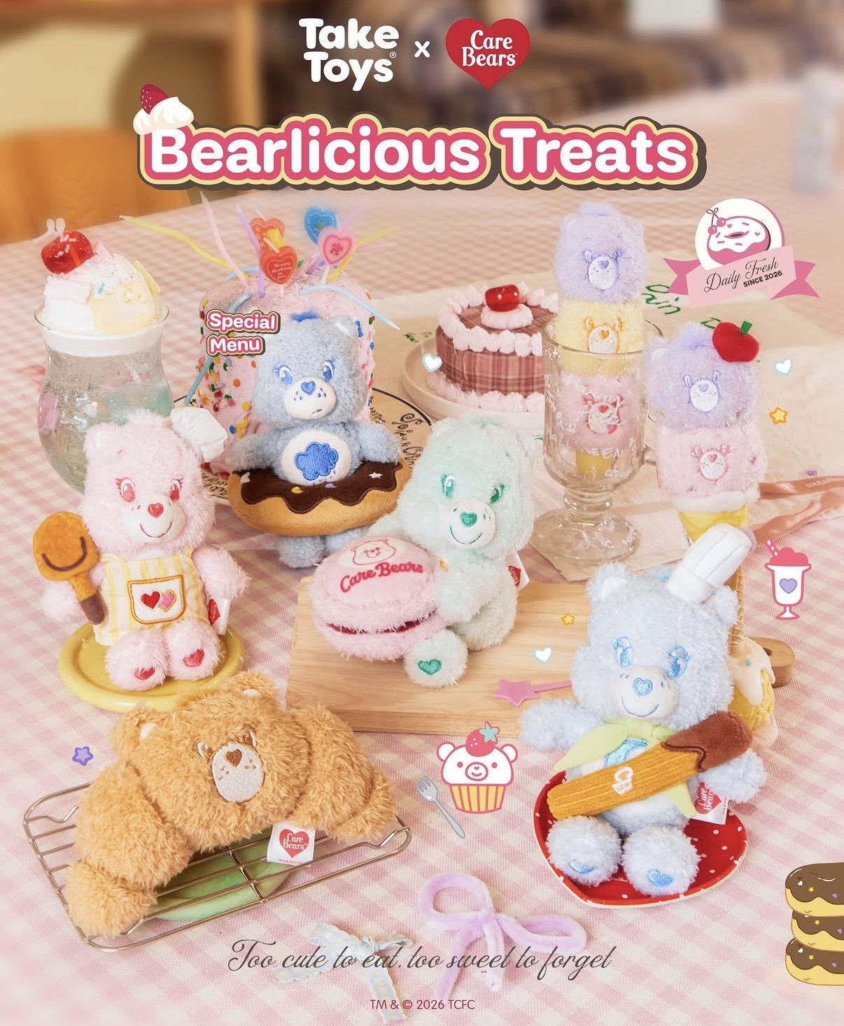 🇹🇭 Bearlicious Treats吊飾盲抽