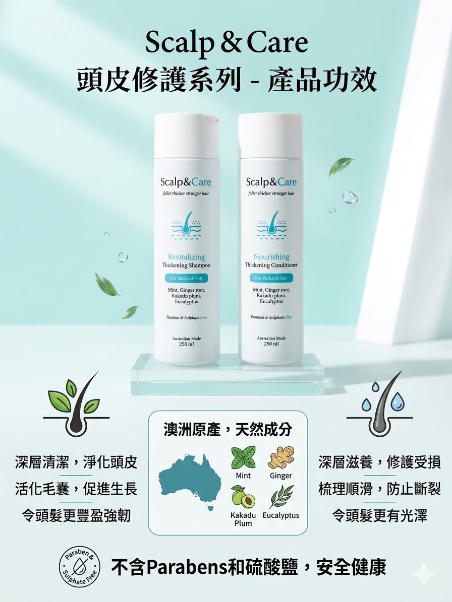 Scalp & Care Revitalizing Thickening shampoo 250ml