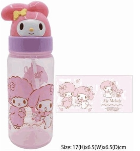 港版Sanrio大頭公仔造型水樽350ml