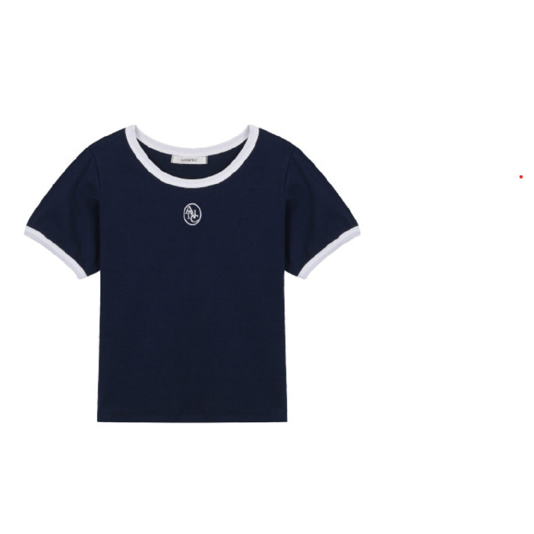 KOR-CCG0607-325 ANC COLORING LOGO TEE_NAVY (A26)