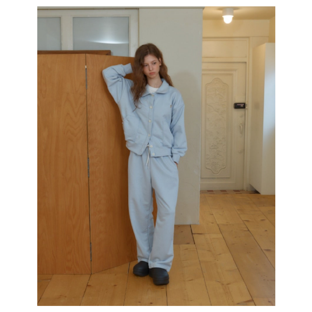 KOR-CCG0607-358 ANC SWEAT JOGGER PANTS_SKYBLUE (A59)
