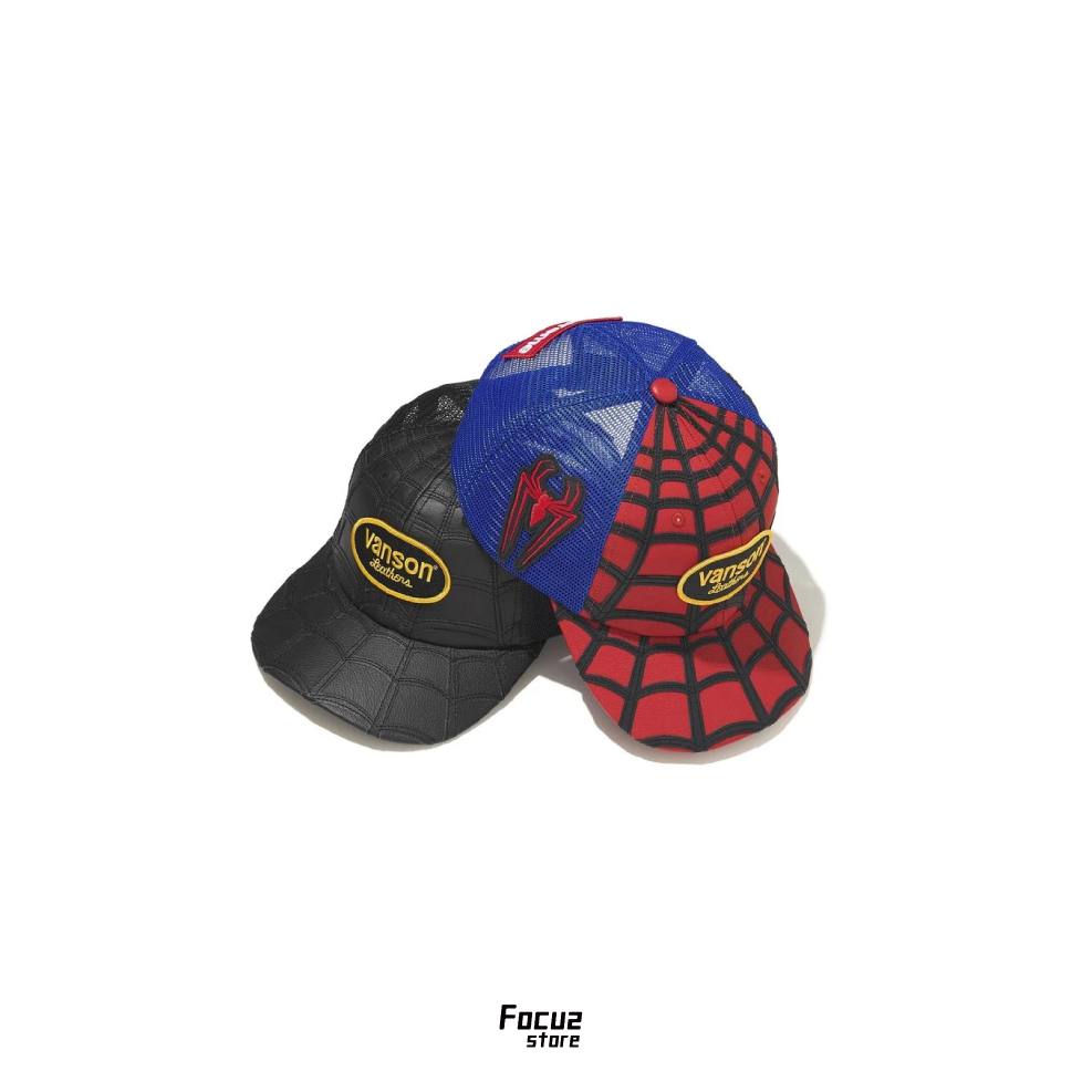 【Focus Store】現貨秒發 Vanson Leathers® x Supreme SS26 Week14 Spider-Man Mesh Back 6-Panel 蜘蛛人 六分割帽 兩色