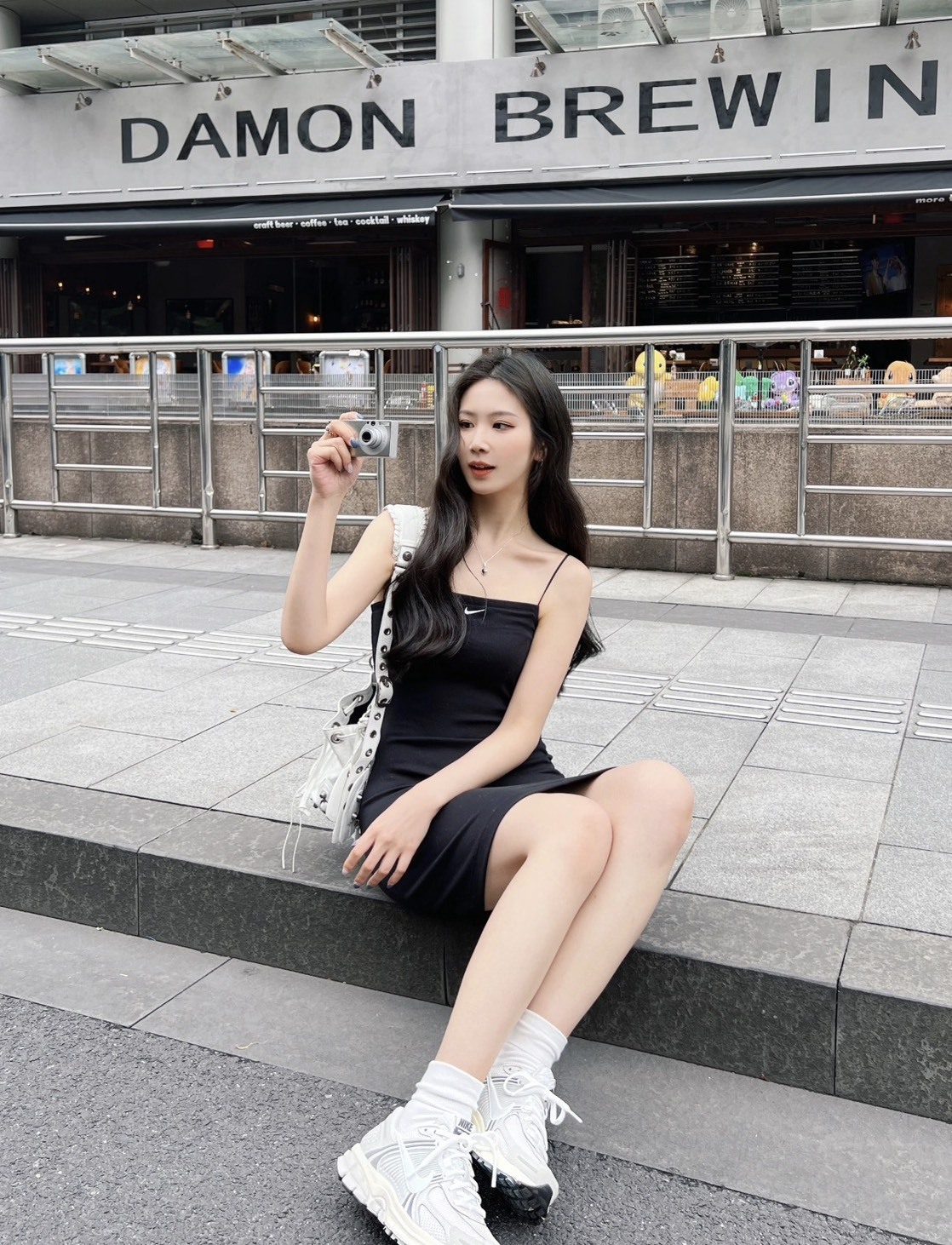 <炎夏辣妹必備🫠> 部分快速出貨 辣妹必備🖤Nike 緊身羅紋細肩帶洋裝 吊帶連身裙