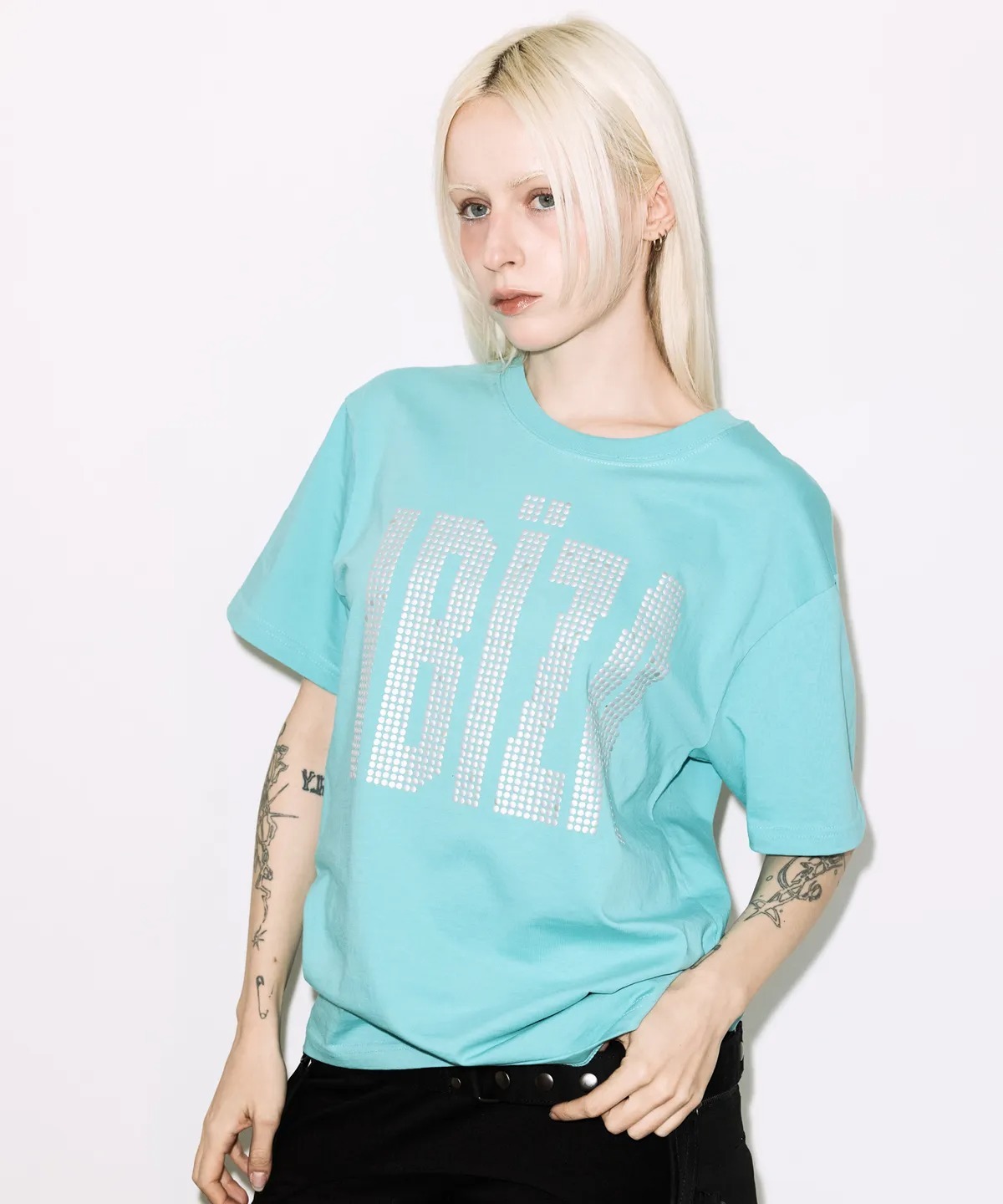 FancyClub Ibiza Rhinestone Tee