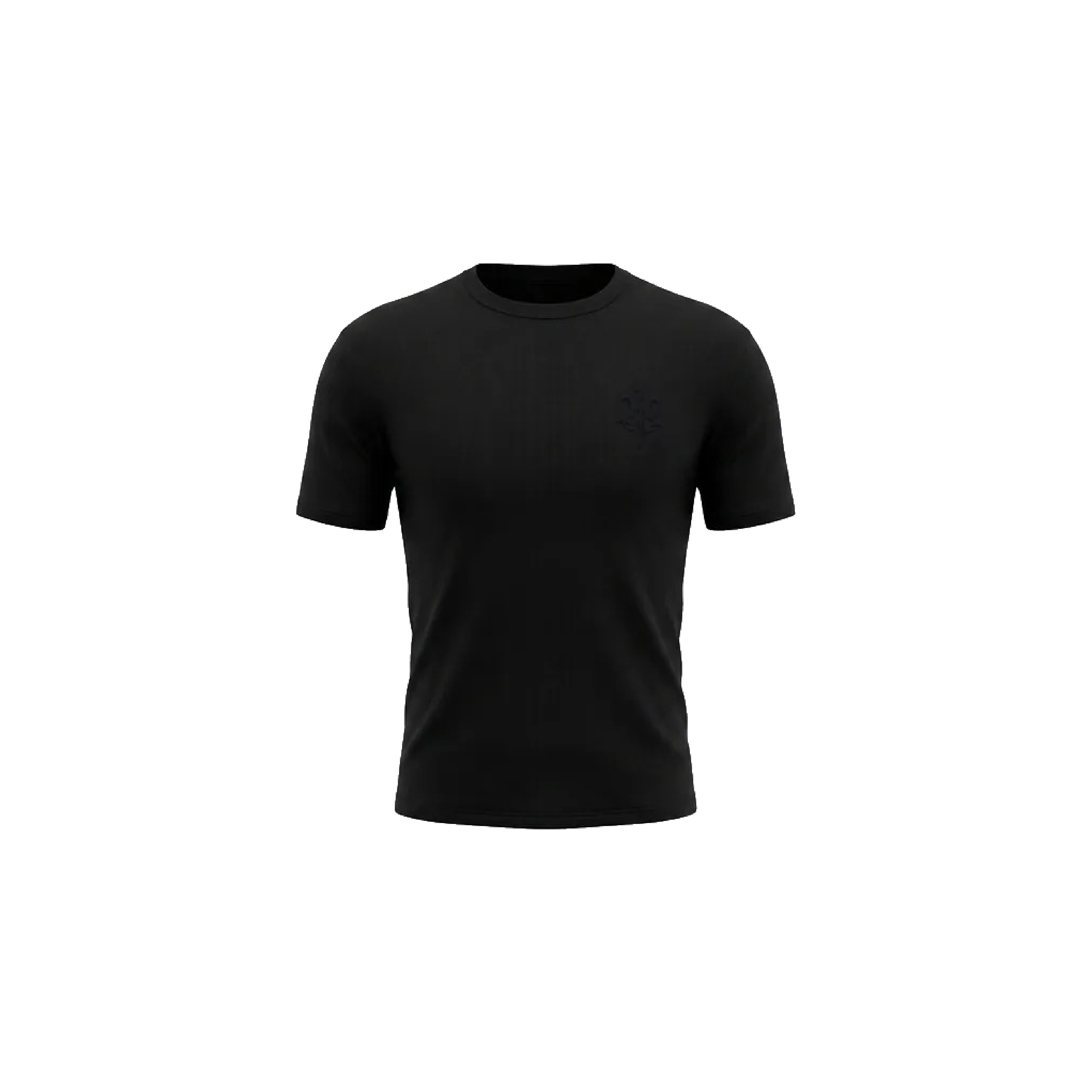 ATONE CORE 3D LOGO RIBBED TEE - SECOND SKIN