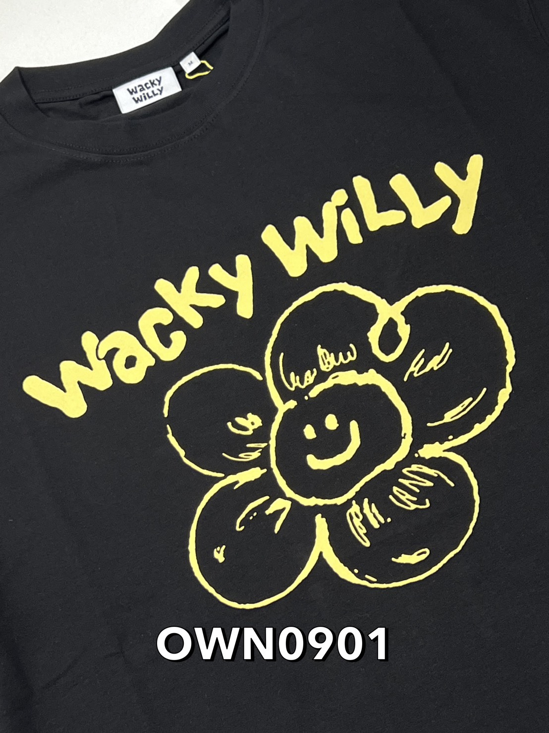 【OWN】Wacky Willy 短袖 上衣 花花 塗鴉 最新款 2026 春夏 新品 短T 男女同款 黑色 深藍 白色 綠色 迷彩