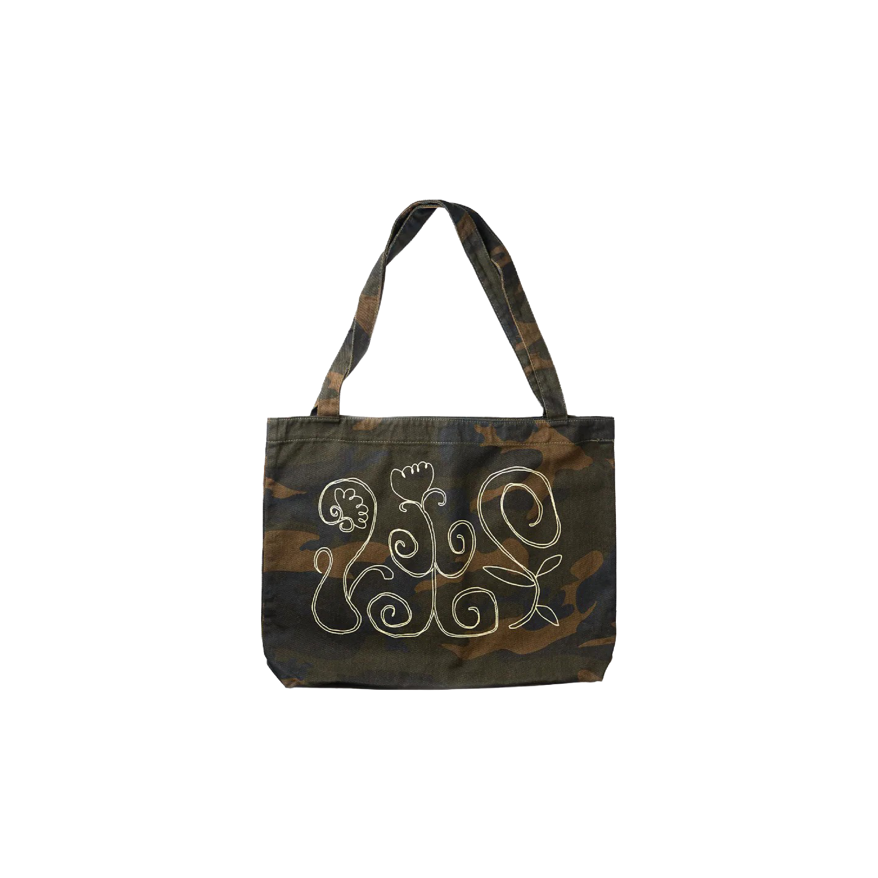 NICE TRIP Flower Totem Bag 迷彩 帆布 托特包