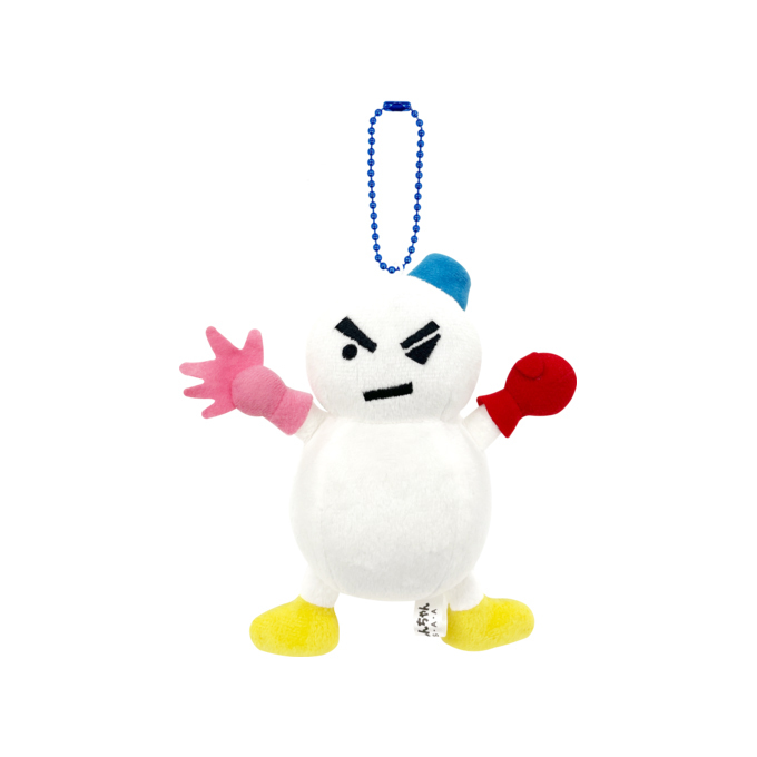 CRAYON SAHINCHAN HENDER STORE PLUSH MASCOT : SNOWMAN PAR 蠟筆小新 電影版搞怪樂園大冒險 雪人胖胖吊飾 娃娃