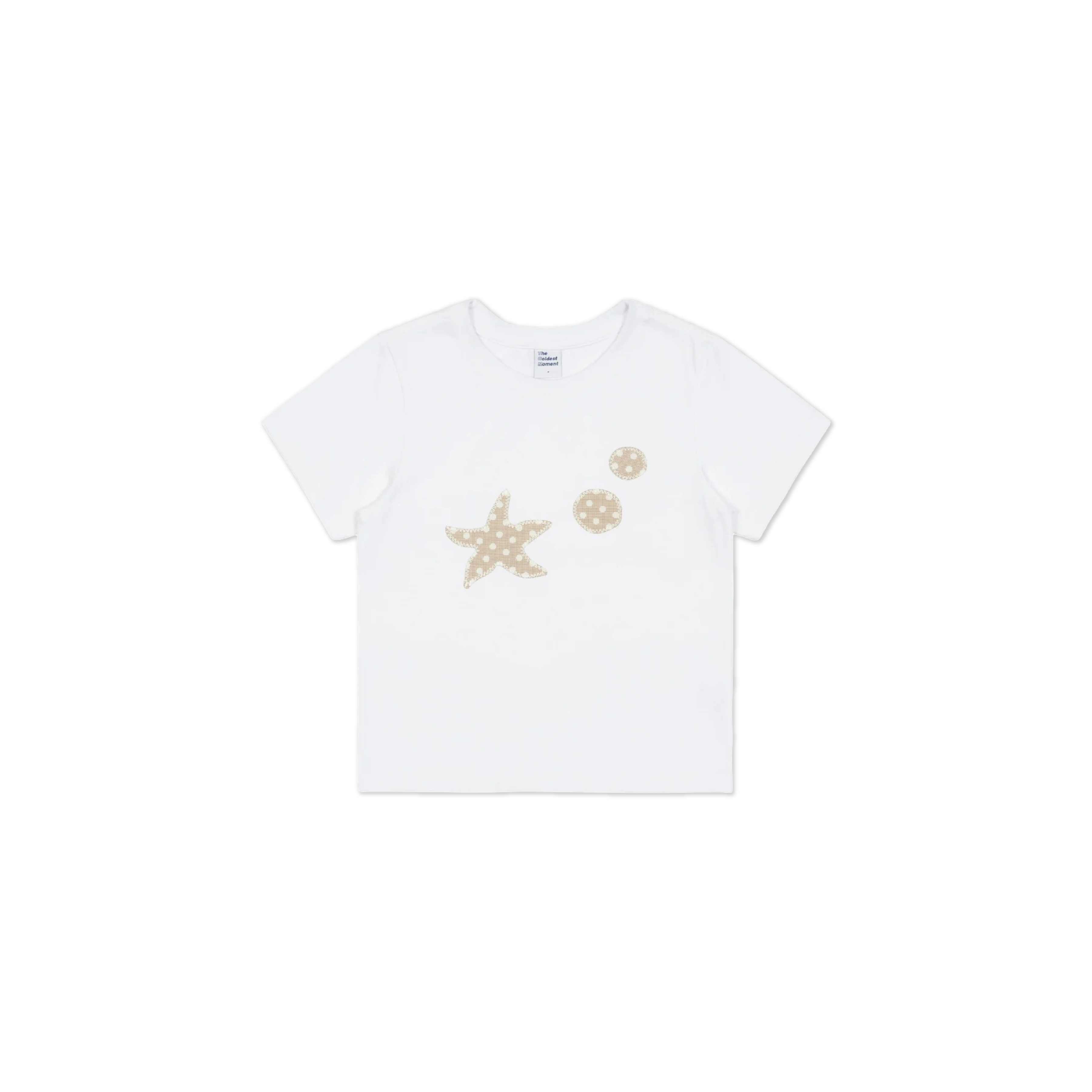 TCM starfish dot patch T 海星 貼布 波點 短T 短袖