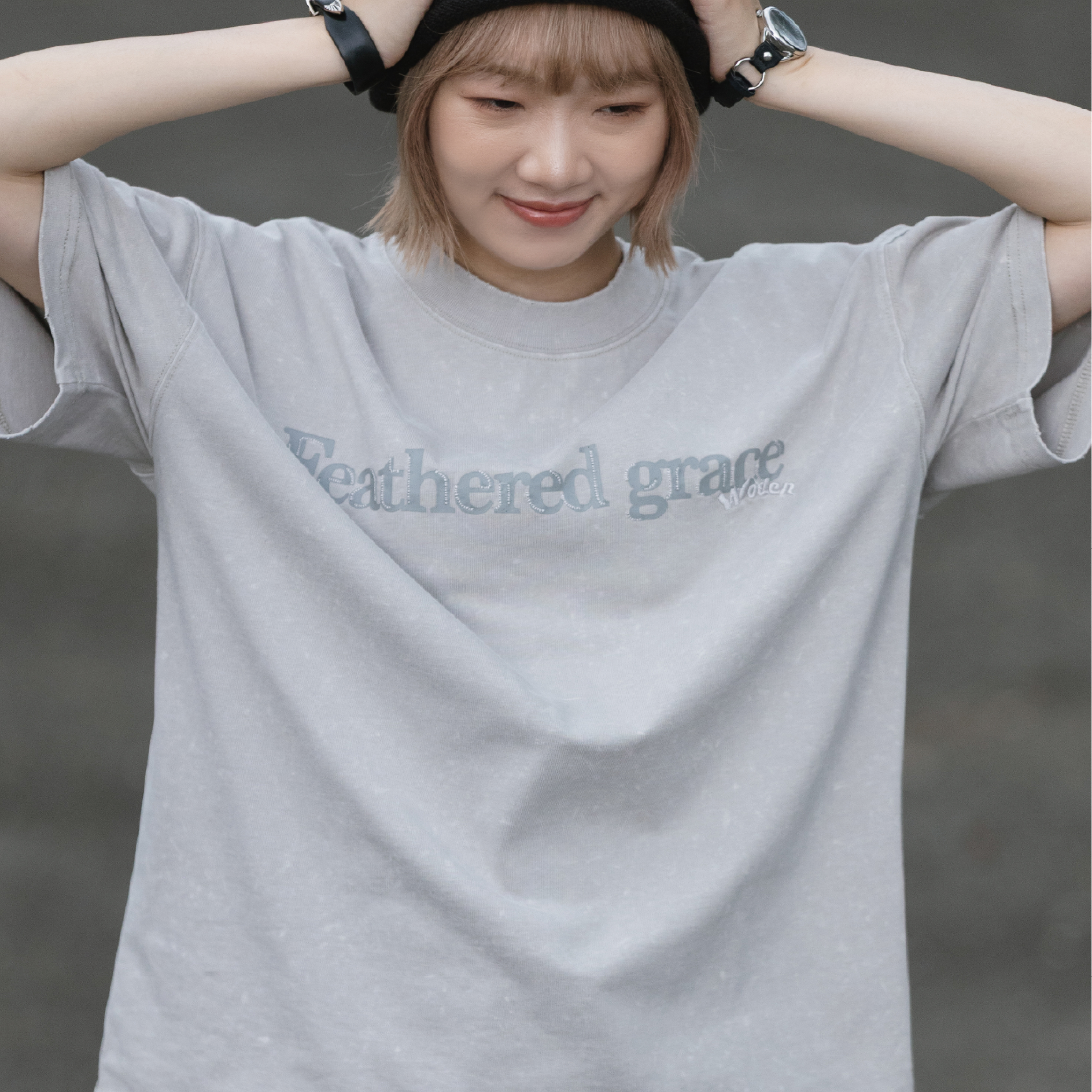 WODEN® Wash Stitch Font Tee 水洗字體短Tee