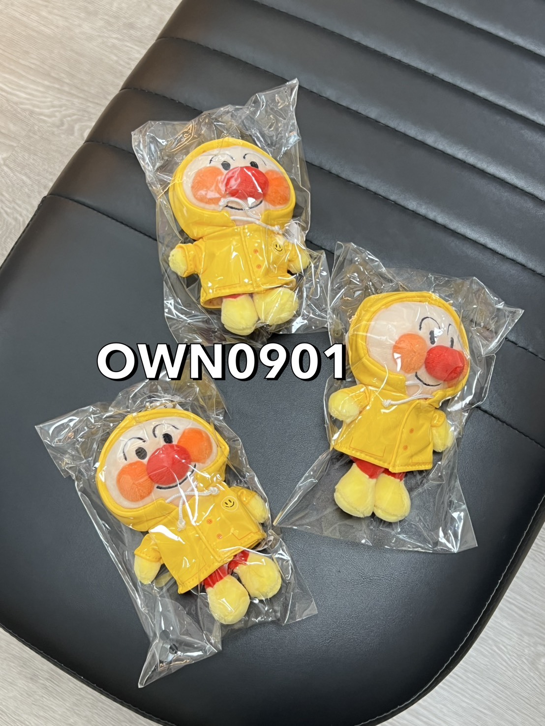 【OWN】麵包超人 雨衣 吊飾 玩偶 配件 娃娃 黃色 韓國限定 限量 Anpanman