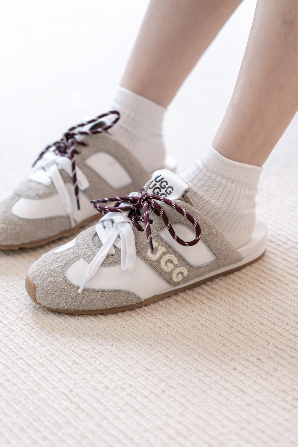 UGG Ozlana Harrington Panel Mule Slipper