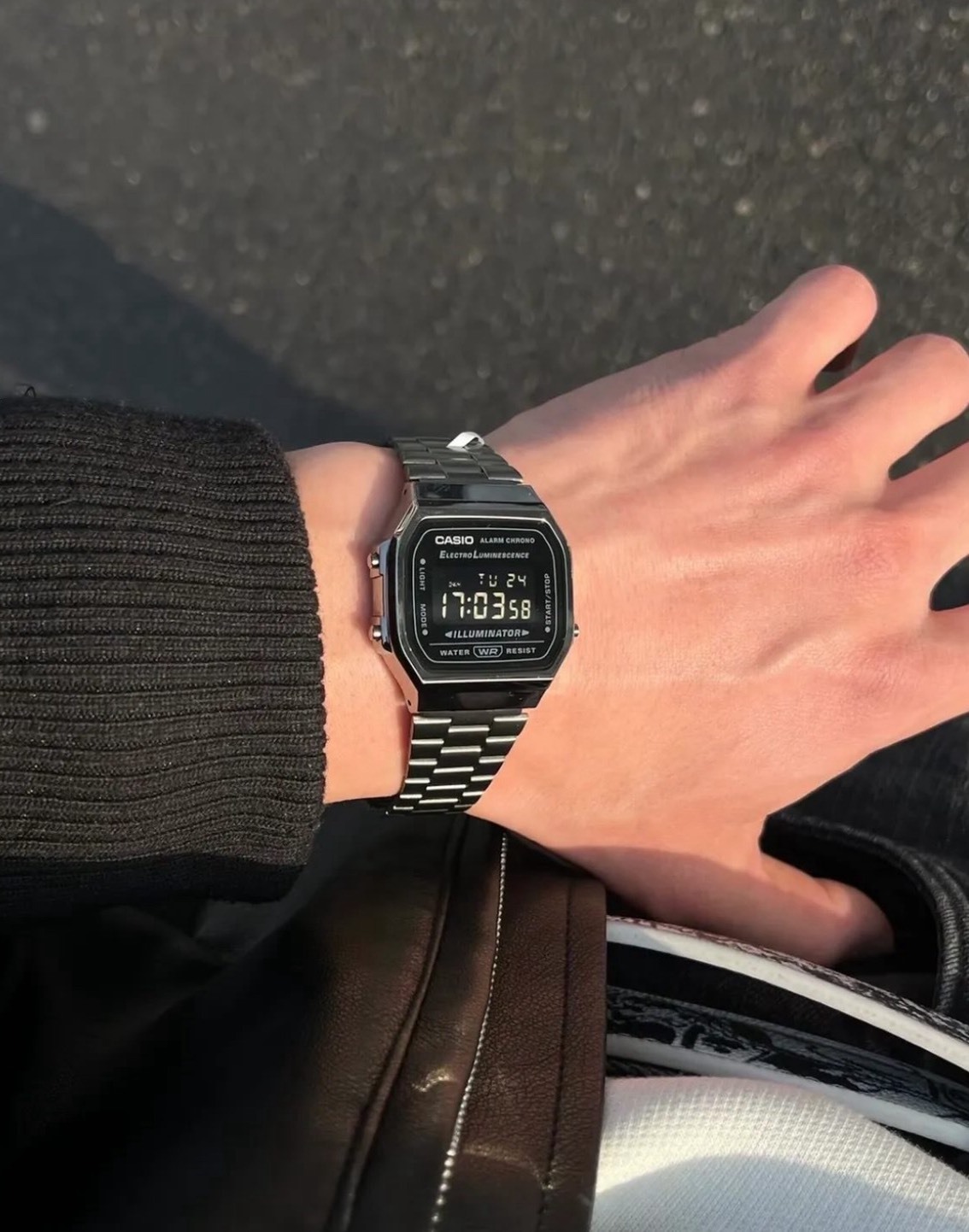 <夢回復古風...🤤> CASIO 卡西歐 VINTAGE A168 黑銀 小方錶