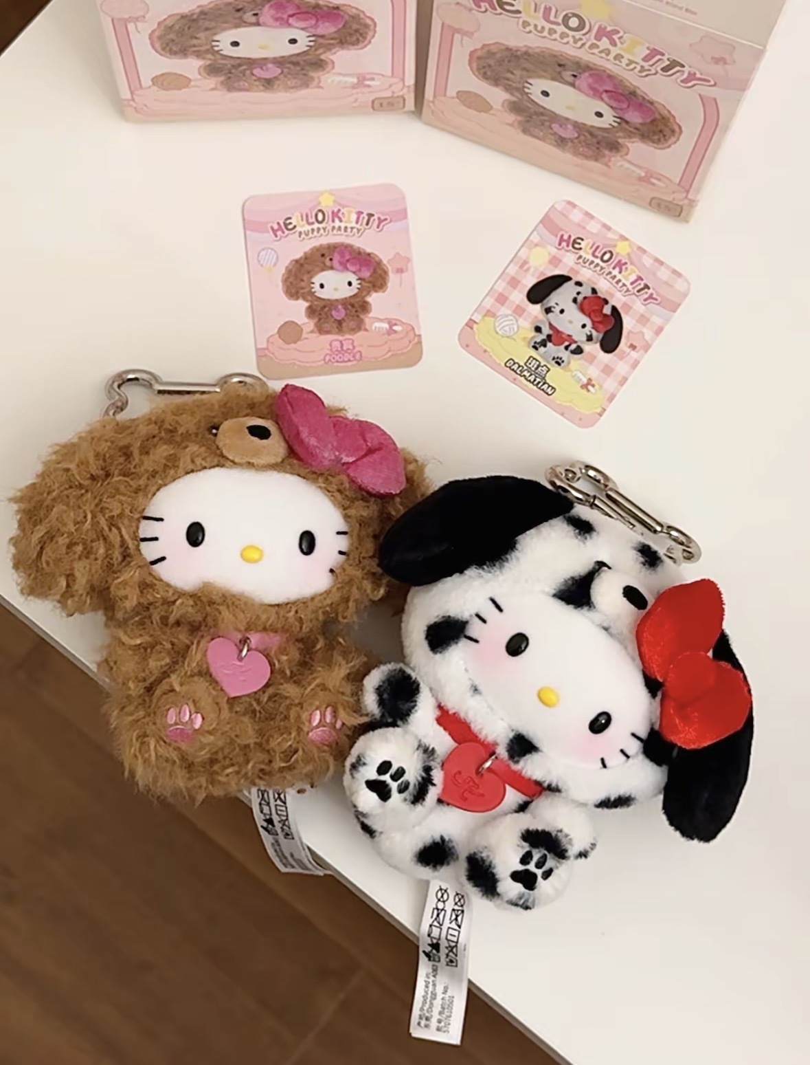 三麗鷗 正版授權 小狗派對系列 搪膠毛絨公仔 吊飾 盲盒 8款/預購