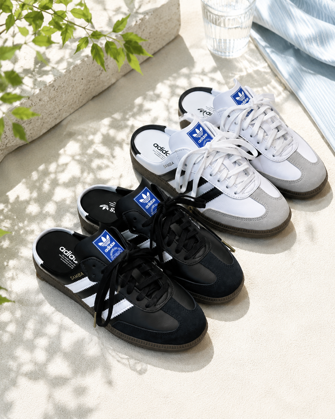 iSNEAKERS｜ADIDAS ORIGINAL SAMBA OG MULE 黑白 焦糖底 穆勒鞋 半拖鞋 懶人鞋 男女鞋 LB3815 LB3814